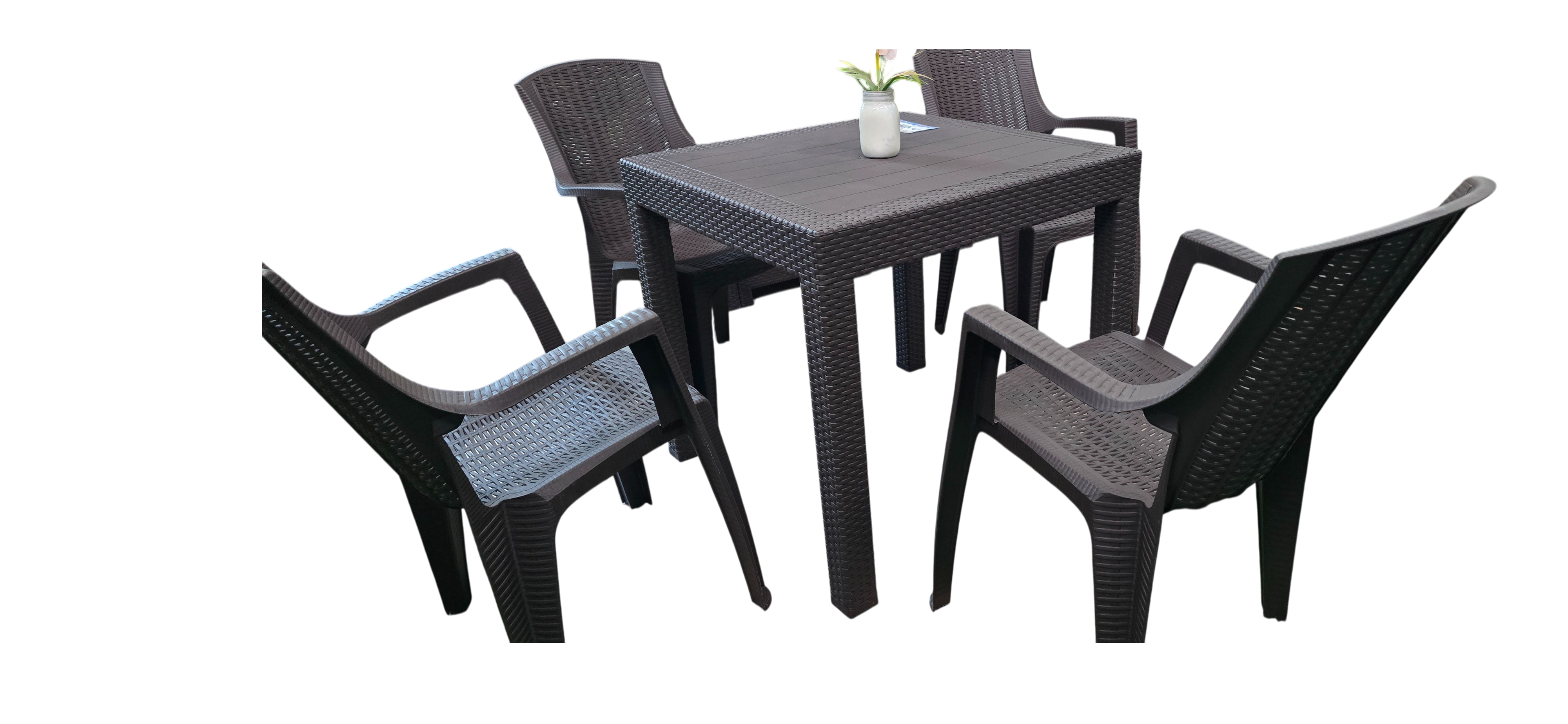 JUEGO DE COMEDOR PLASTICO COM-PLAS42