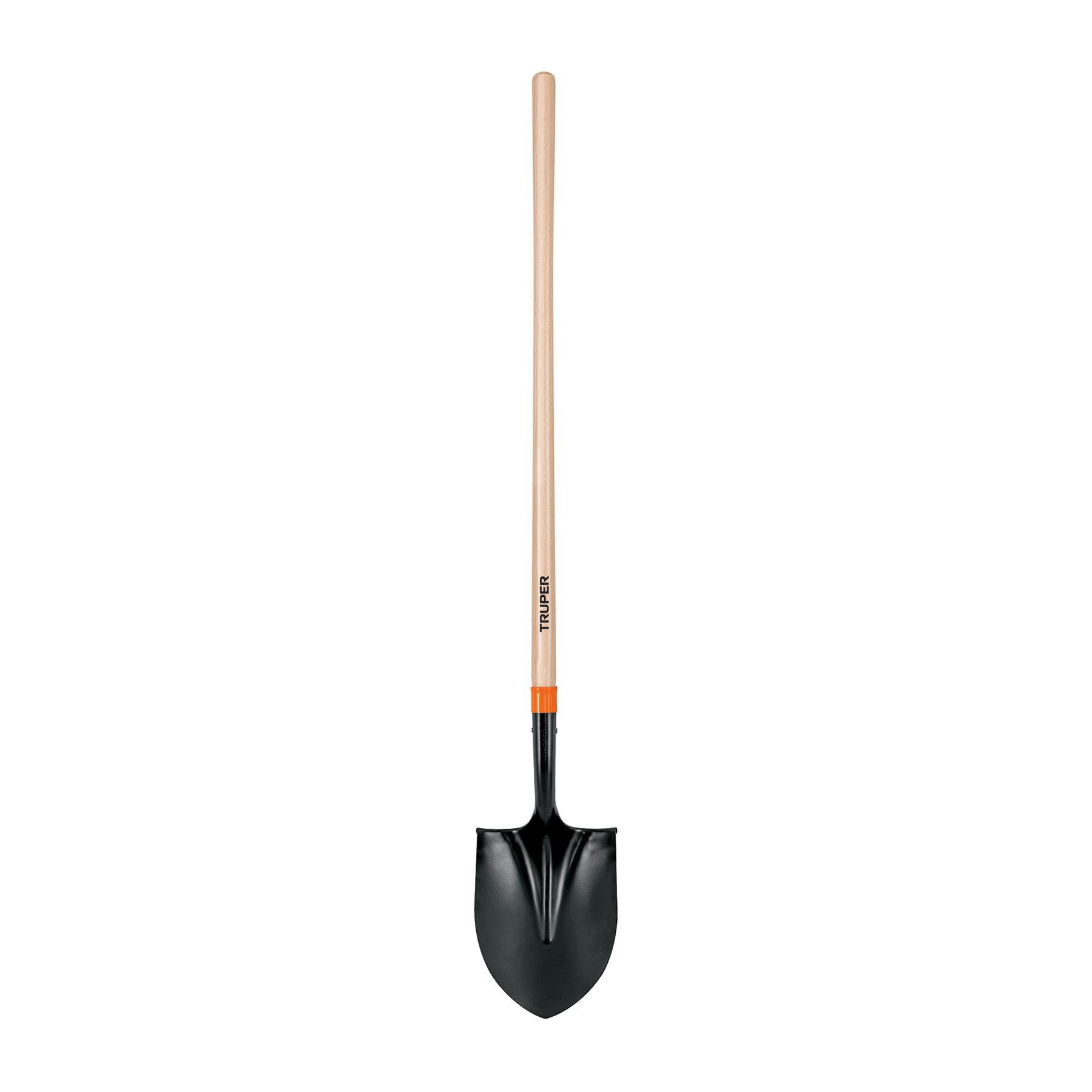 Pala redonda T-2000, mango largo 45", TRUPER