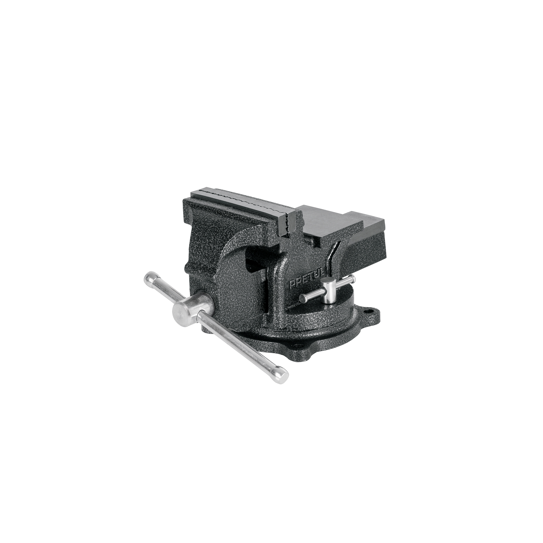 Tornillo de banco 4" de hierro gris, PRETUL
