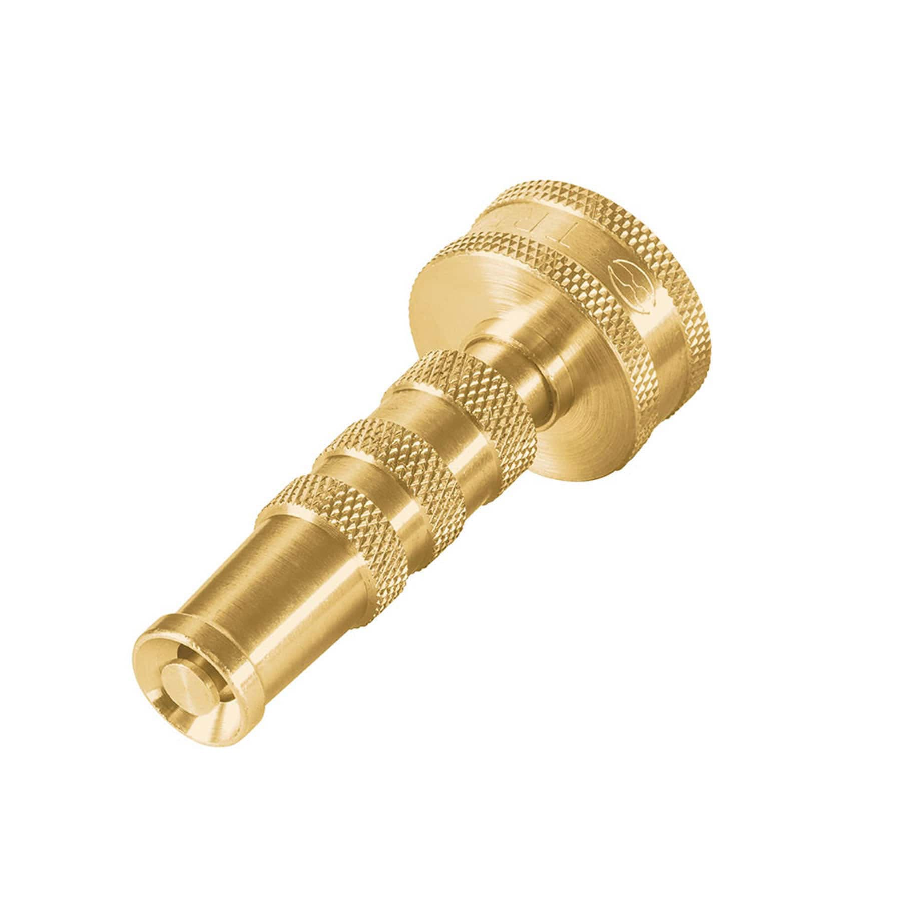 Chiflón 3" de latón maquinado para manguera, TRUPER