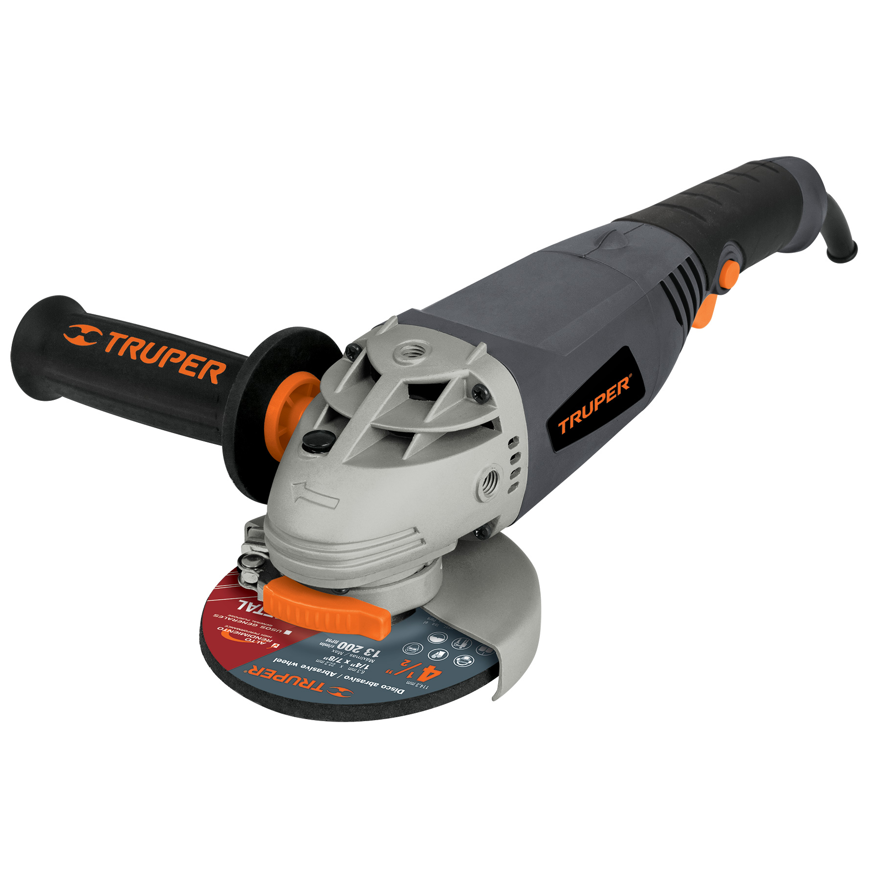 Esmeriladora angular 4-1/2", industrial, 1010 W CÓDIGO: 16441 CLAVE: ESMA-4-1/2N