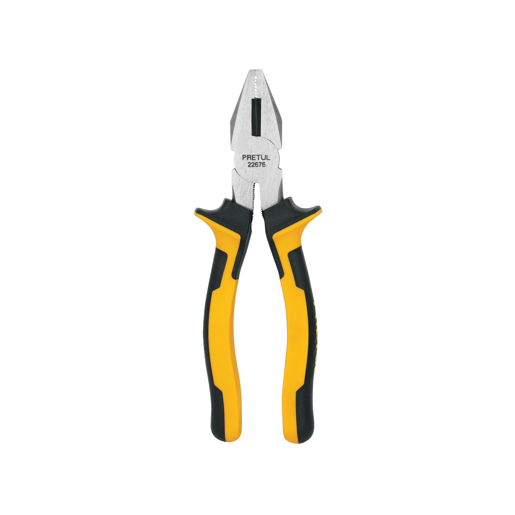 Pinza para electricista 7" mango Comfort Grip, PRETUL