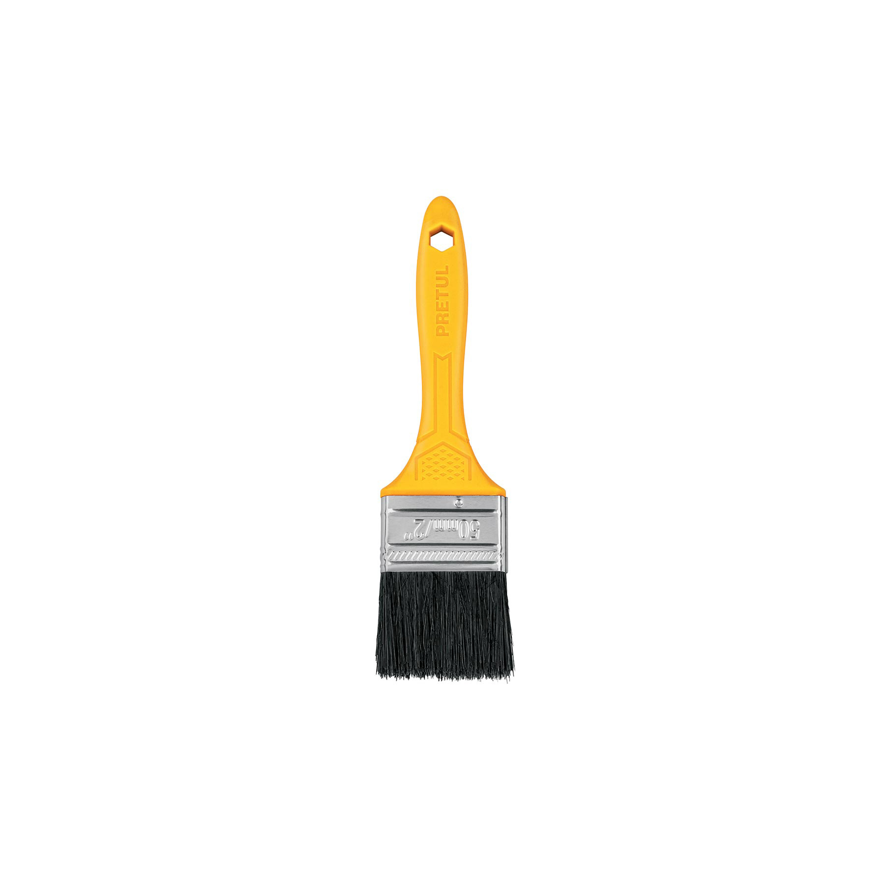 Brocha uso general de 2" con mango de plástico, PRETUL