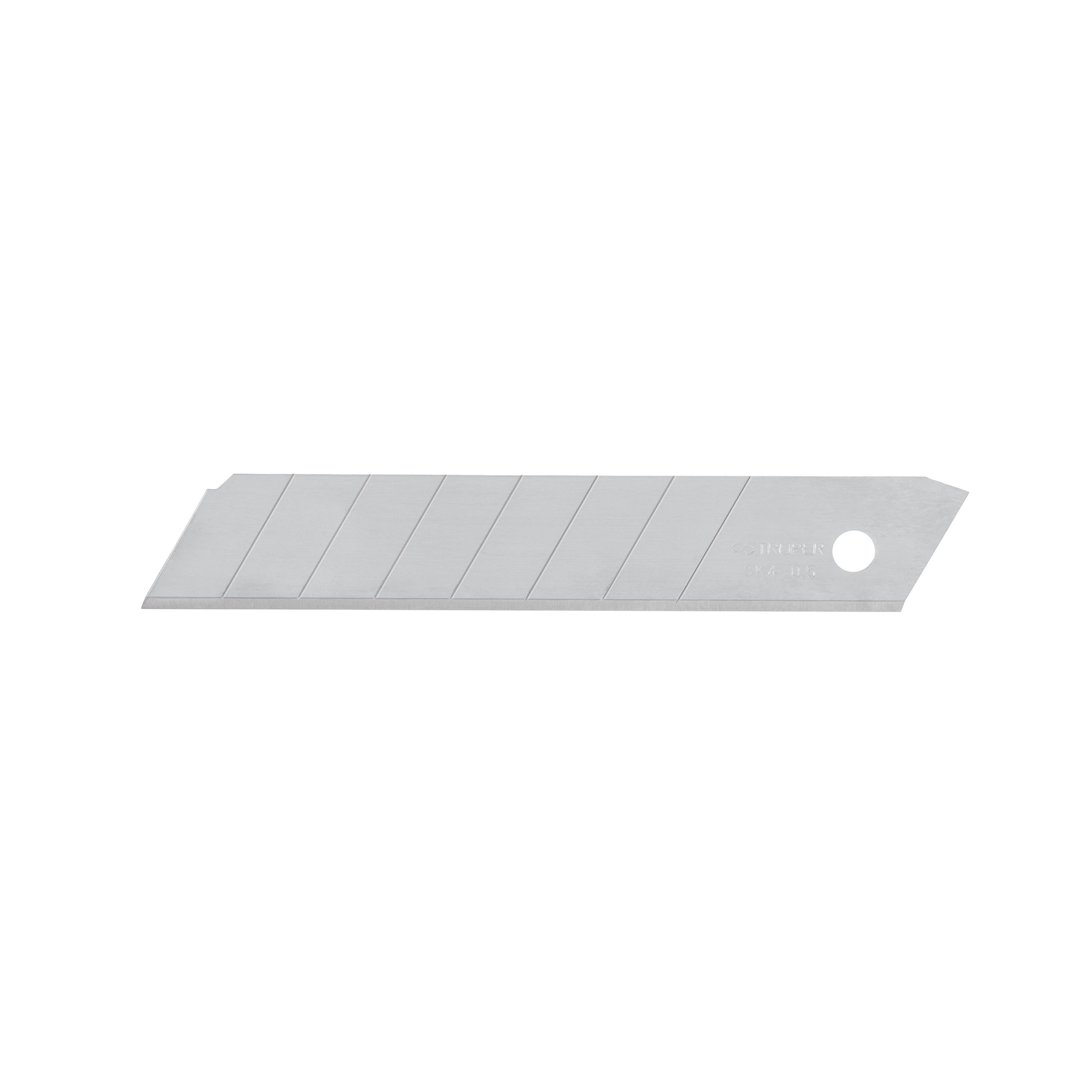 Estuche con 10 cuchillas SK4 de 18 mm para cutter, TRUPER