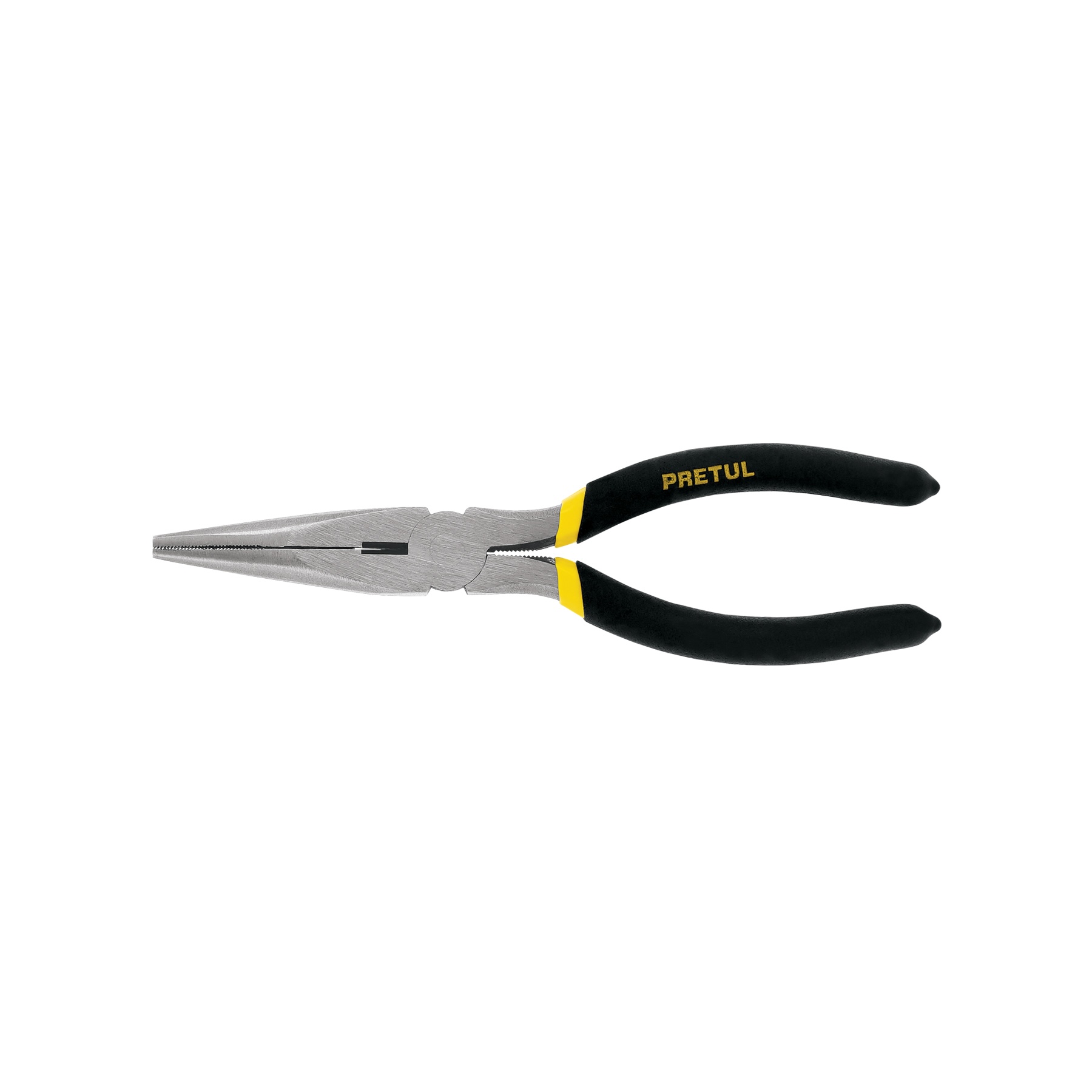 Pinza de punta y corte 7" mango de PVC, PRETUL