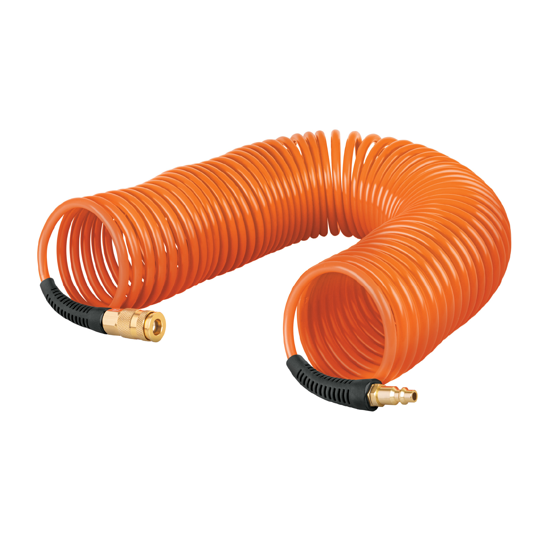 Manguera para compresor, tipo resorte, 15.2 m x 1/4", TRUPER