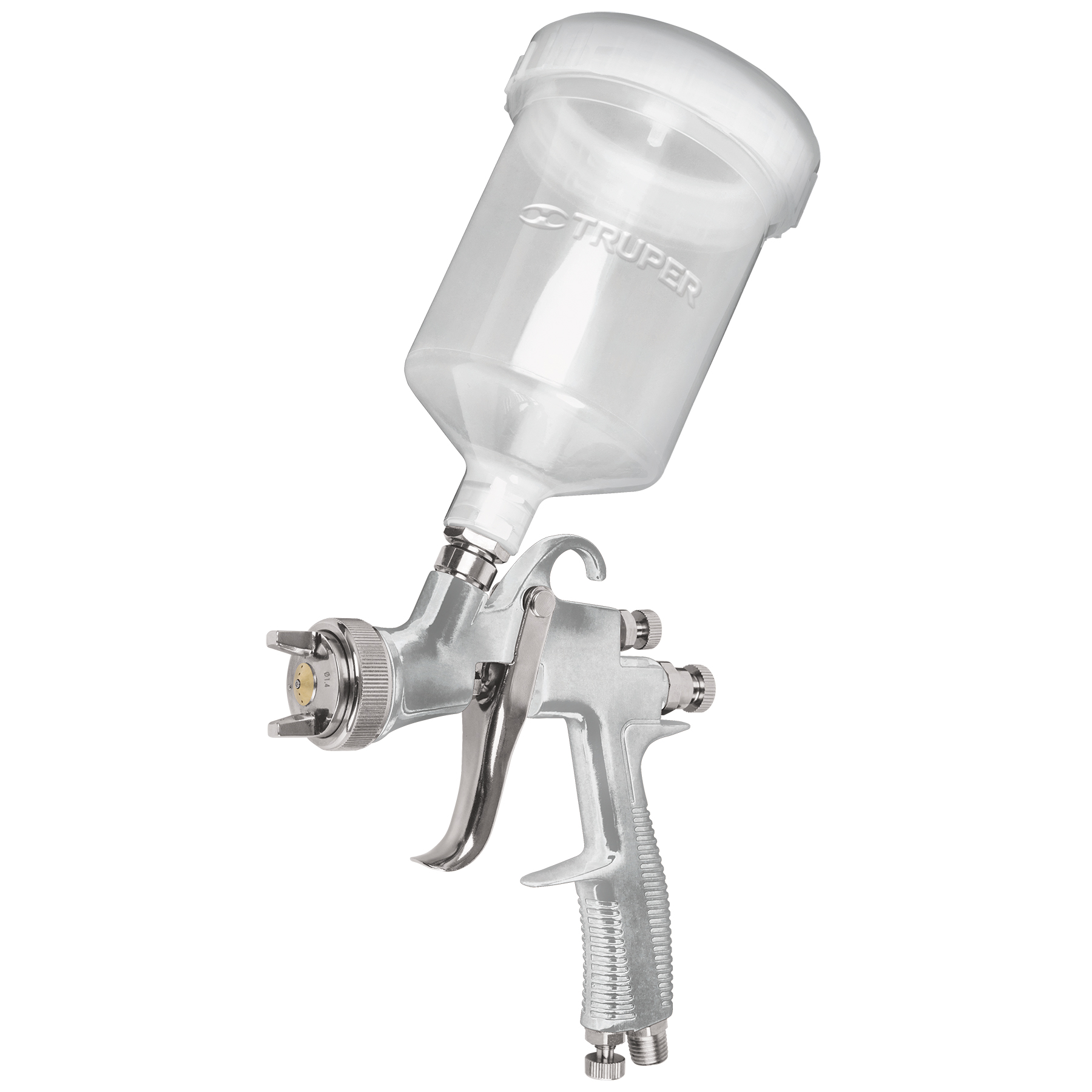 Pistola p/pintar gravedad HVLP,vaso plástico, boquilla 1.4mm CÓDIGO: 11094 CLAVE: PIPI-430