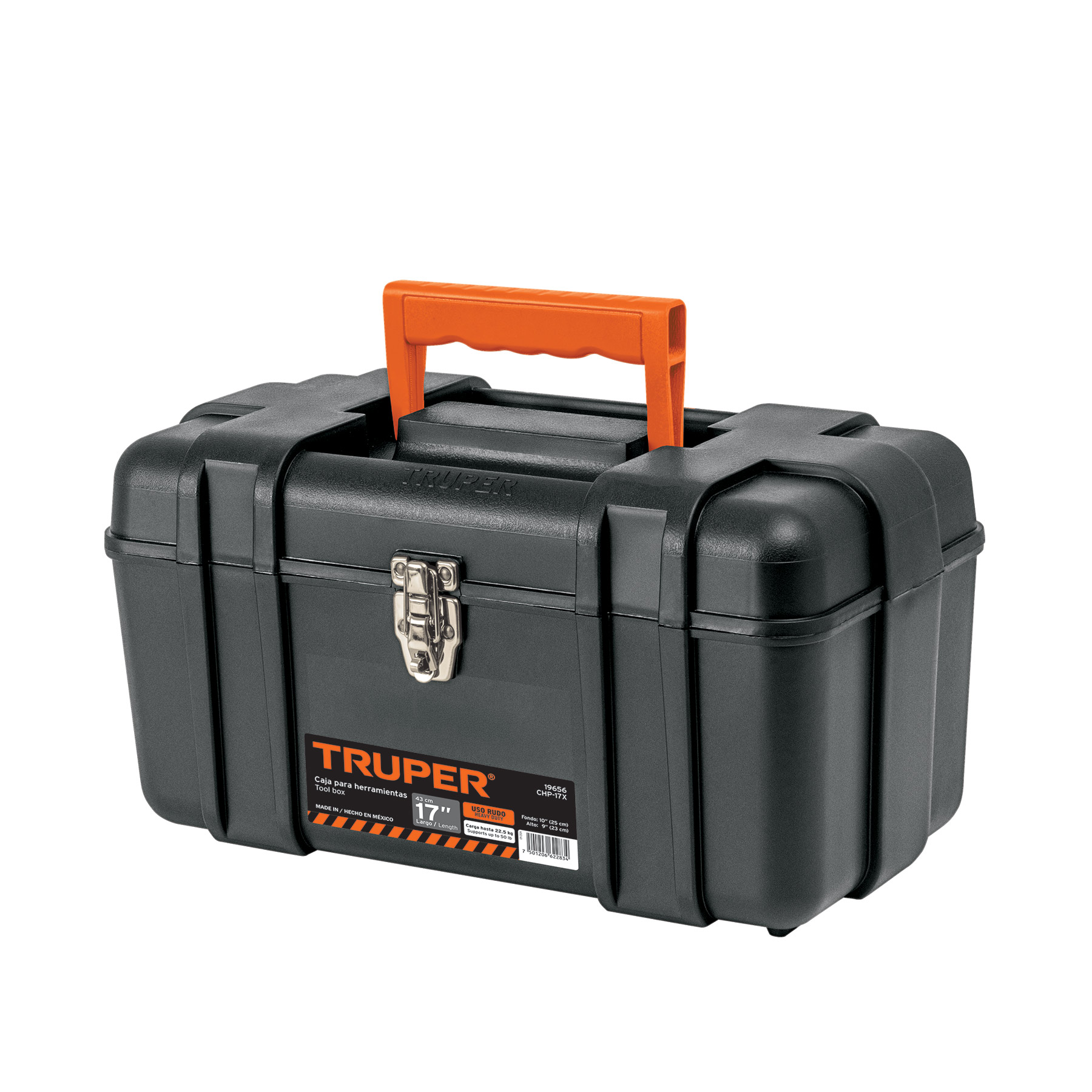 Caja para herramienta 17" industrial con broches metálicos