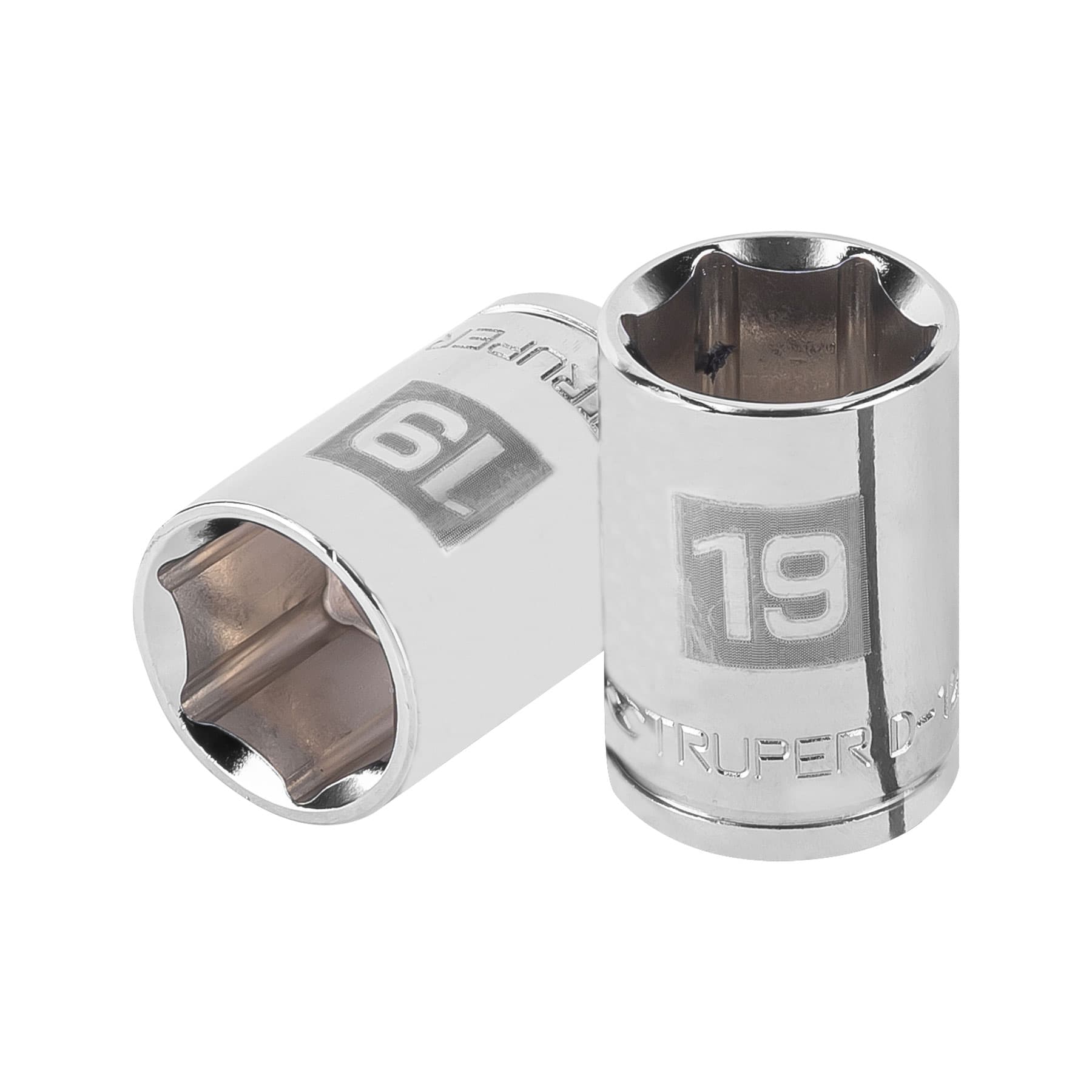 Dado de 19 mm, 6 puntas, cuadro 1/2", TRUPER