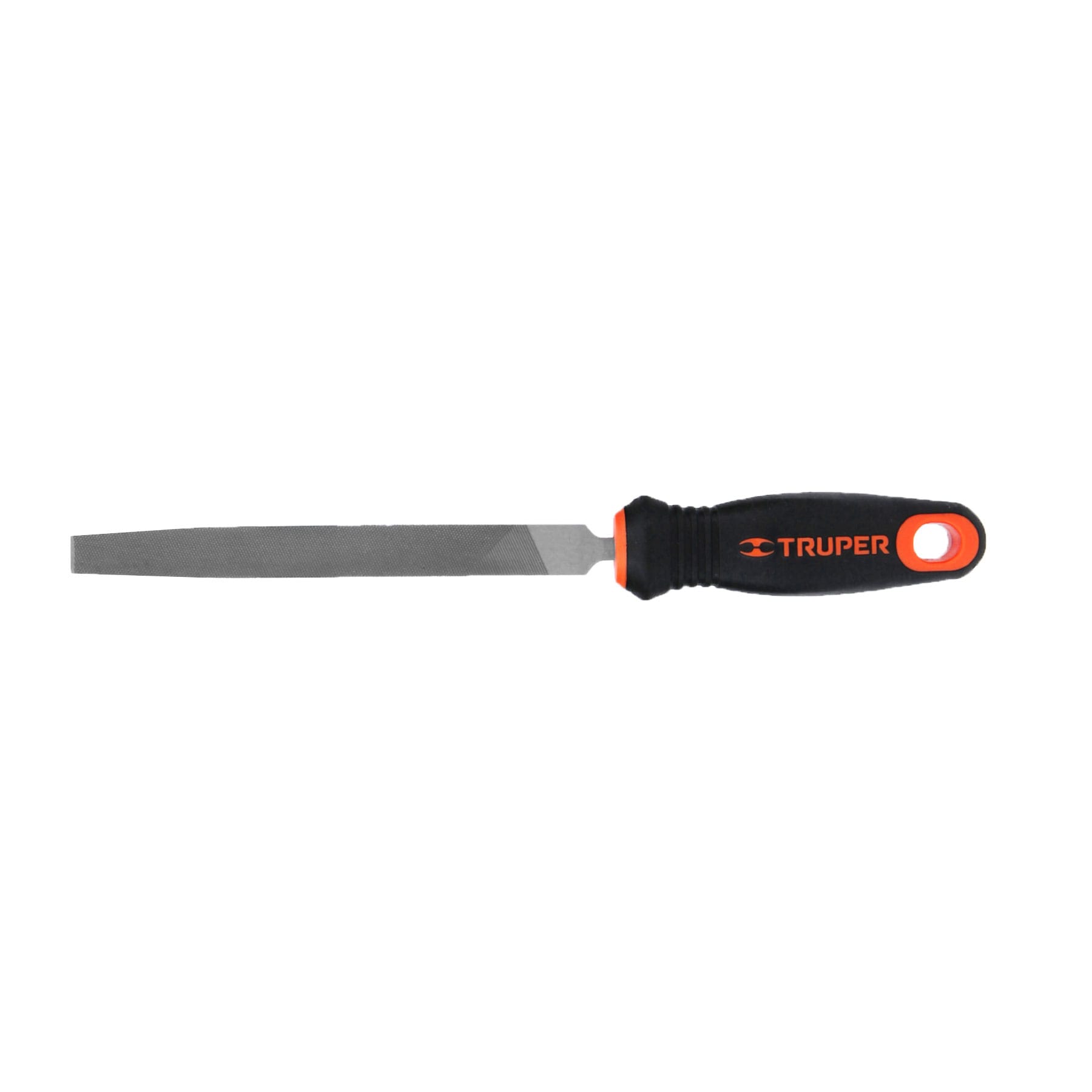 Lima plana bastarda 6" con mango Comfort Grip, TRUPER