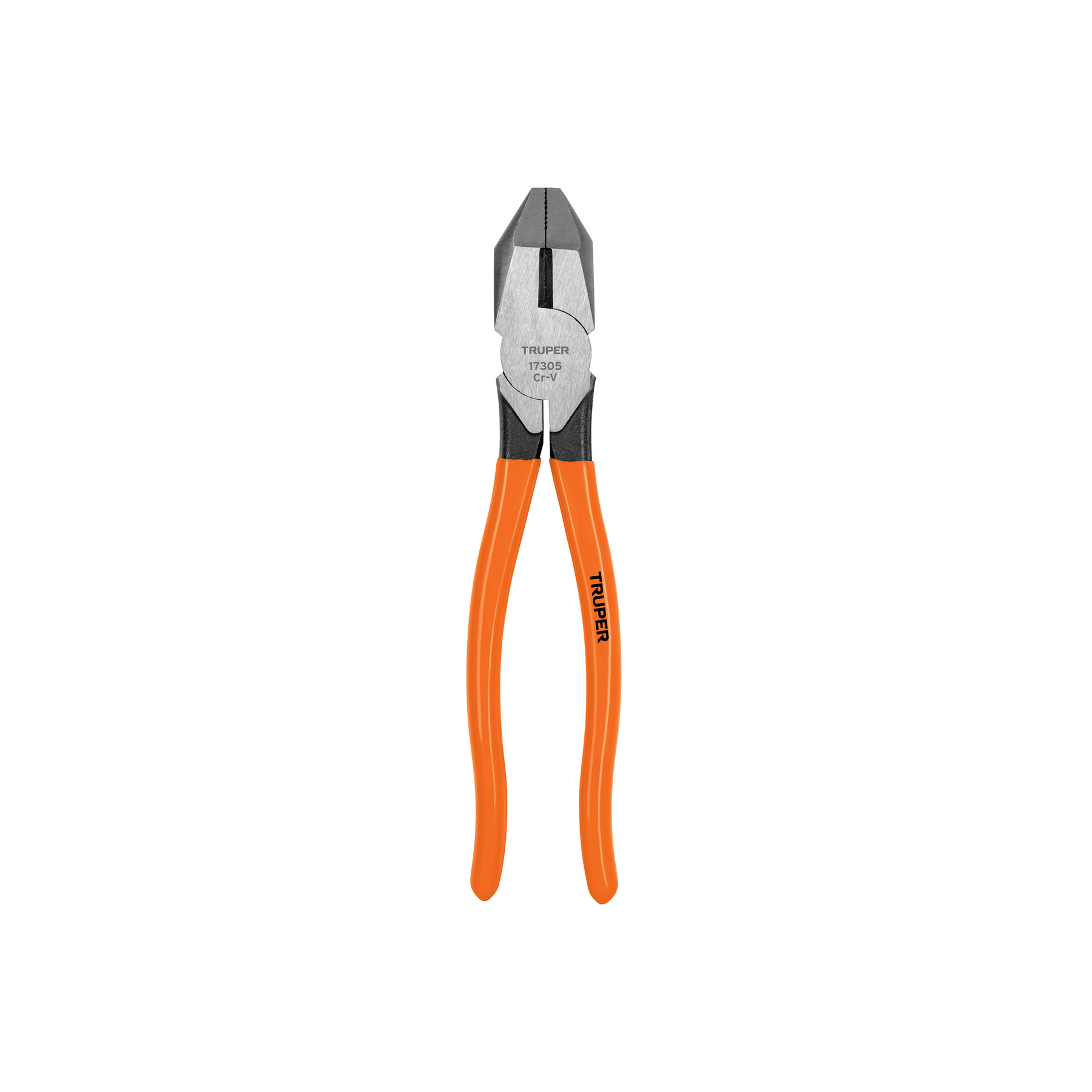Pinza para electricista 9" uso rudo, mango PVC, TRUPER