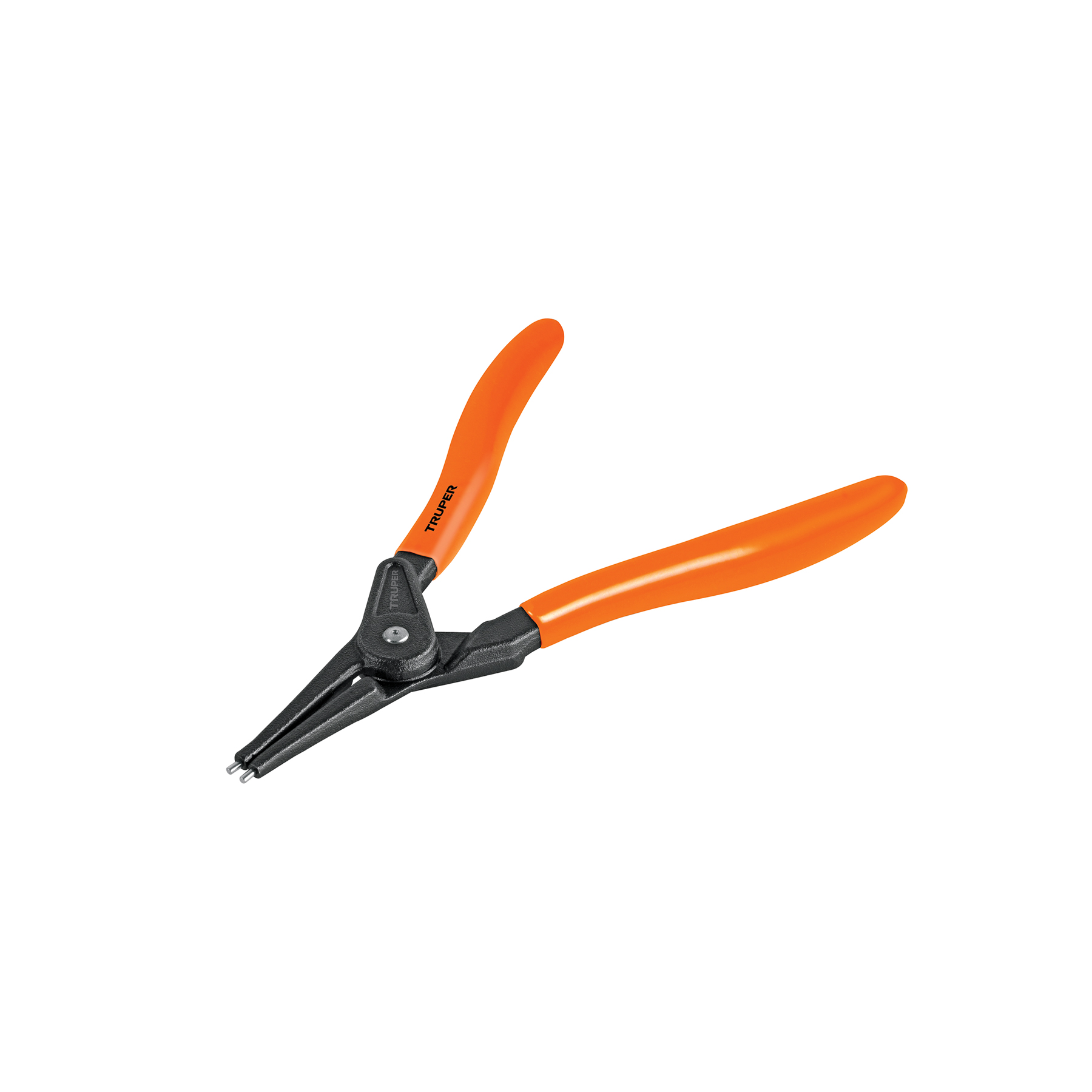 Pinza para abrir anillos de retención 7",punta recta, TRUPER