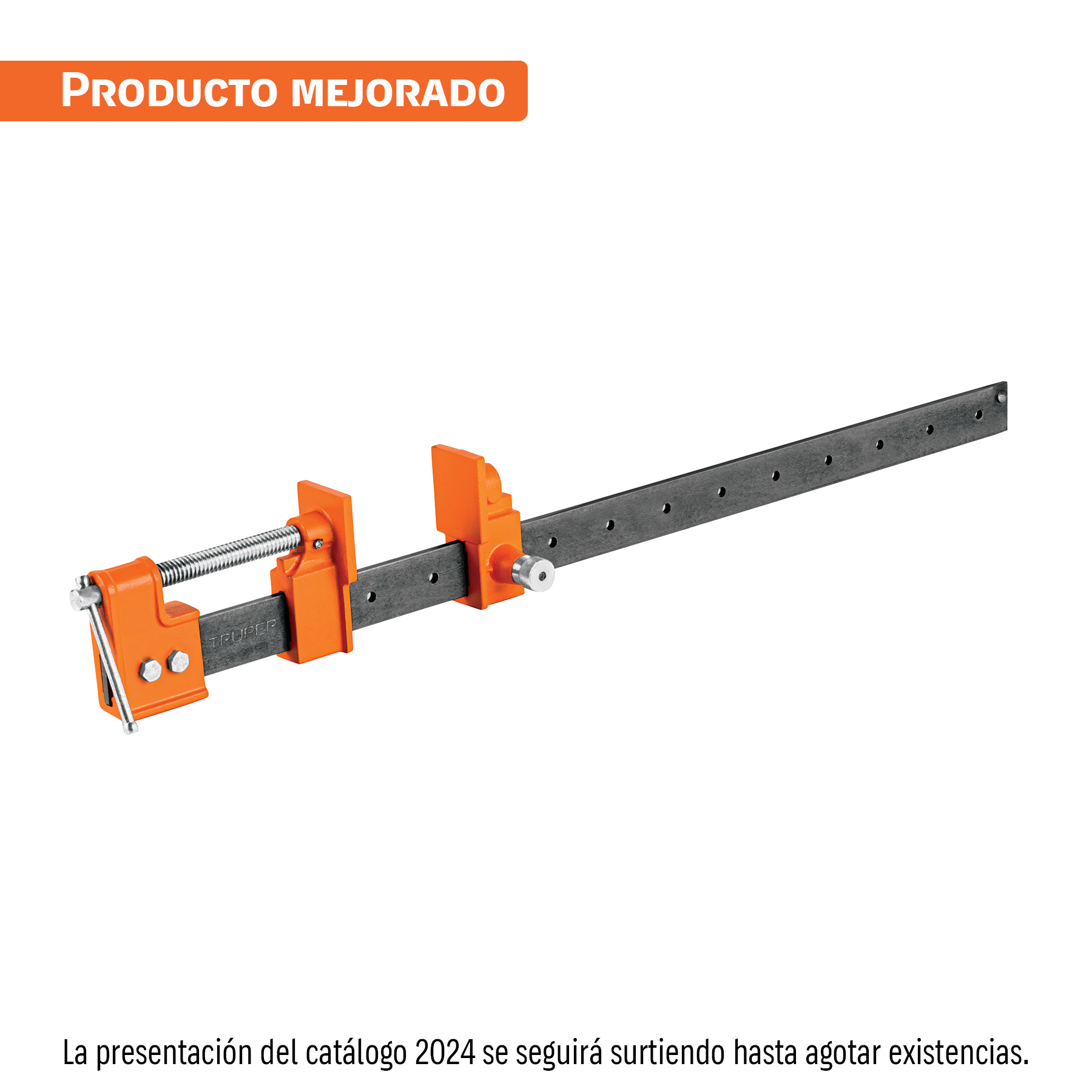 Sargento de solera 48" de acero, TRUPER
