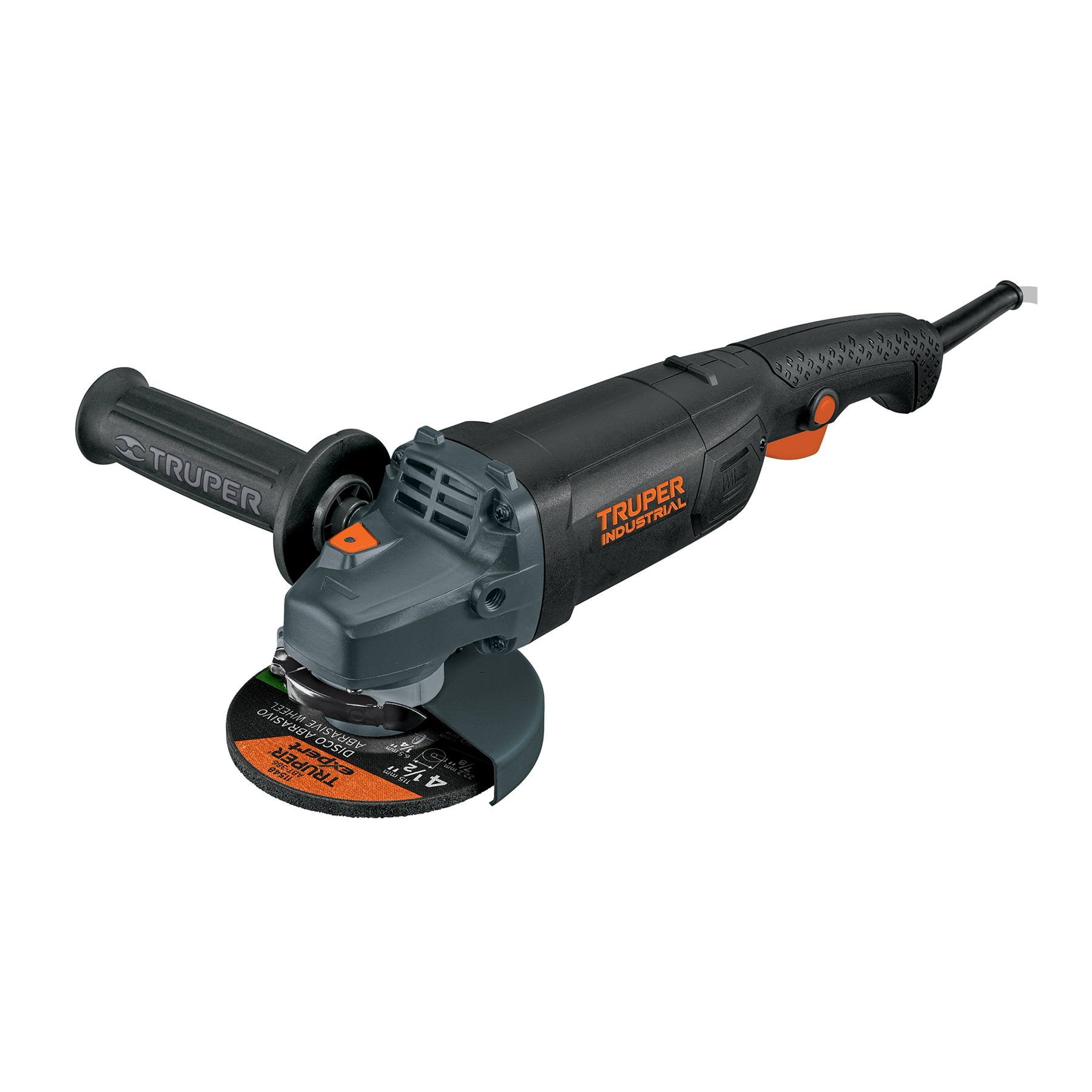 Esmeriladora angular 4-1/2", 1250W, TRUPER INDUSTRIAL
