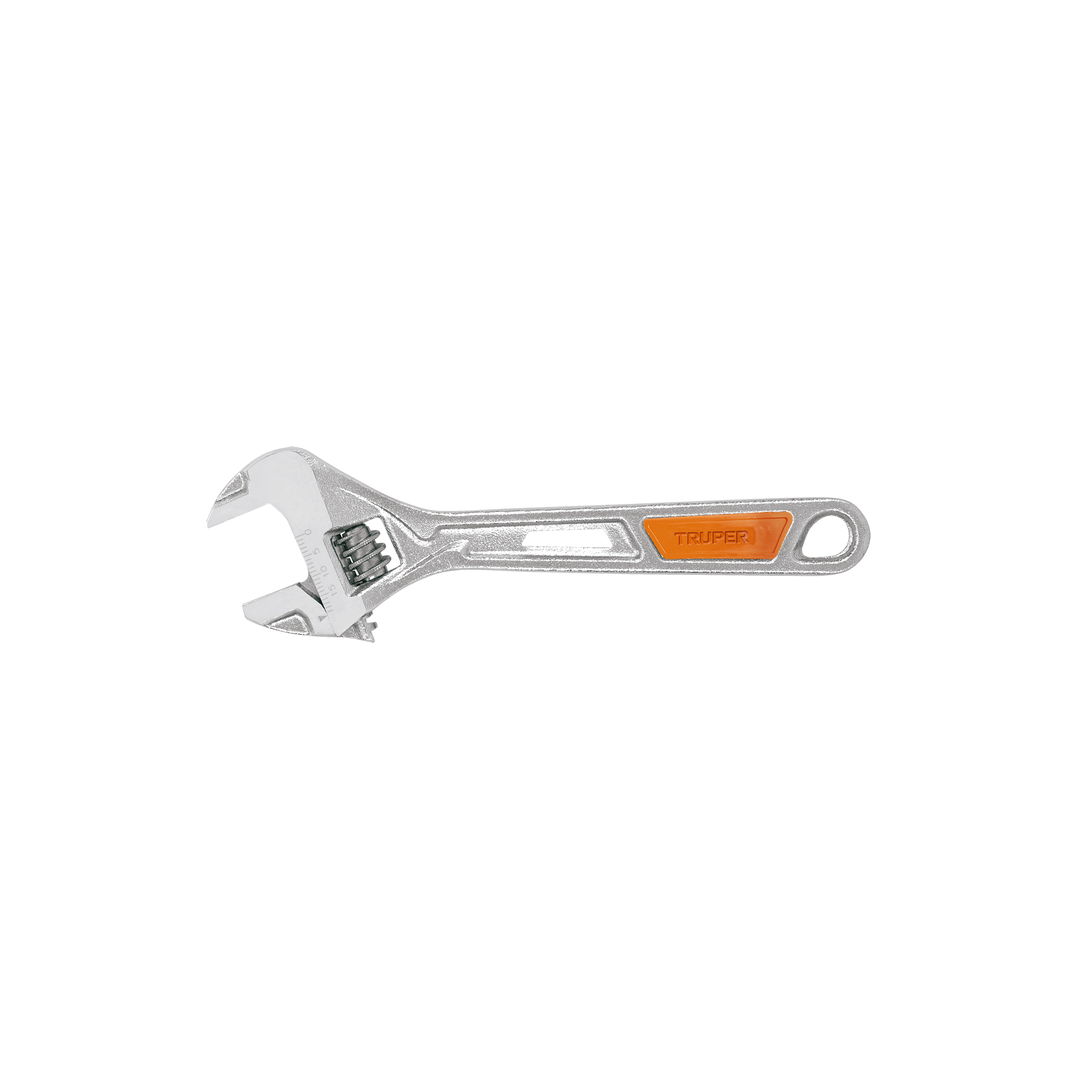 Llave ajustable (perico) 6" cromada, TR