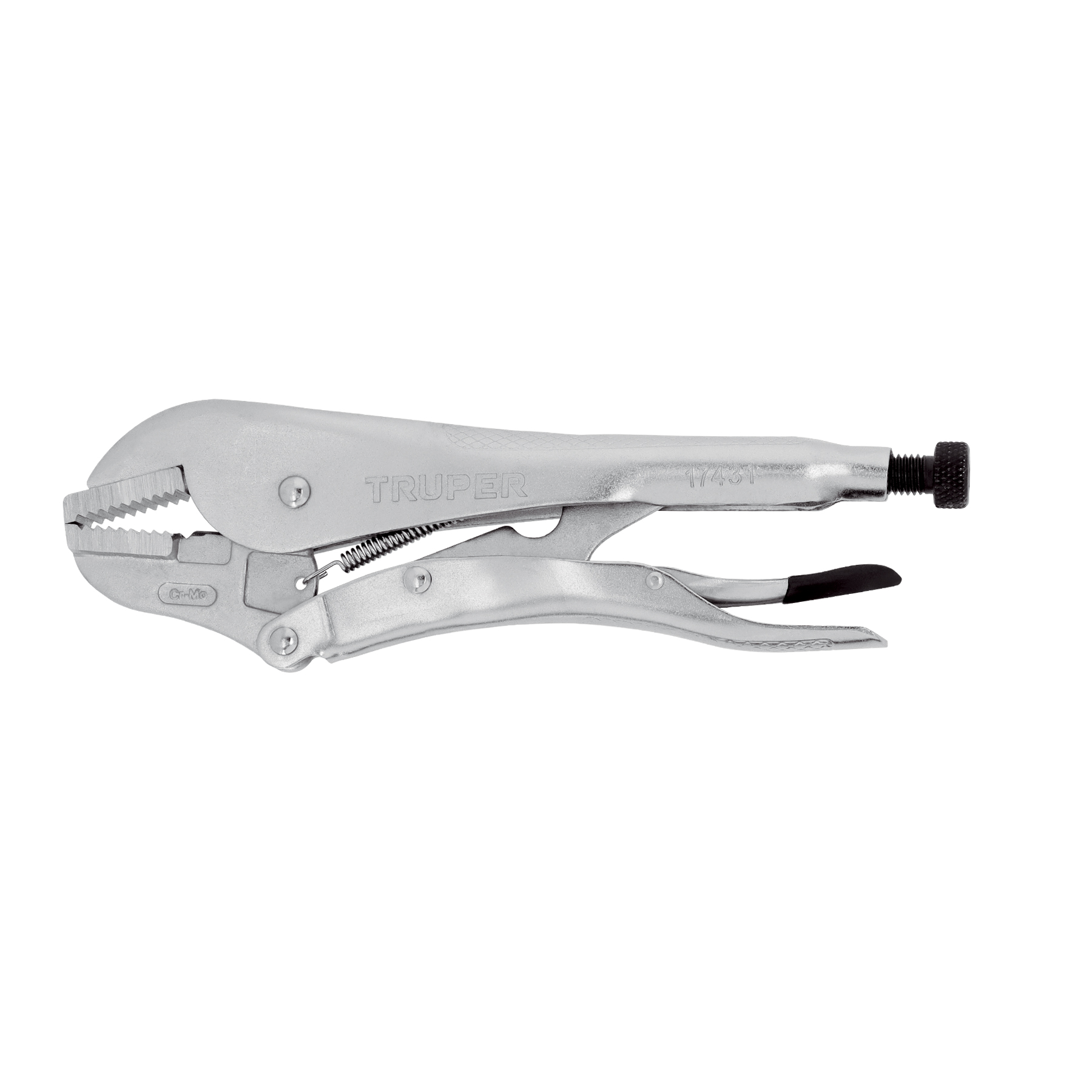 Pinza de presión 12" mordaza recta, TRUPER