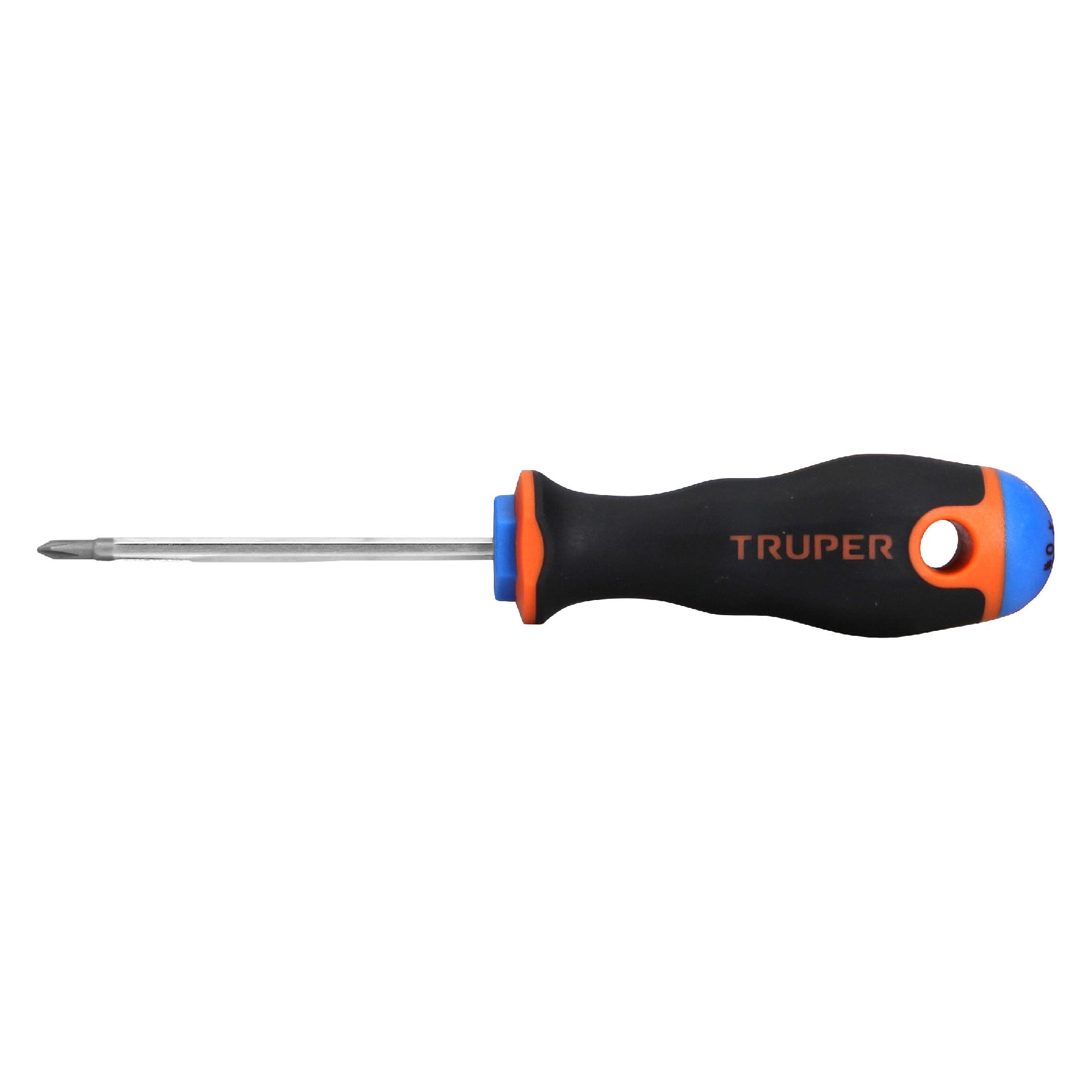Desarmador de cruz 1/8" x 2-1/2" mango Comfort Grip, TRUPER