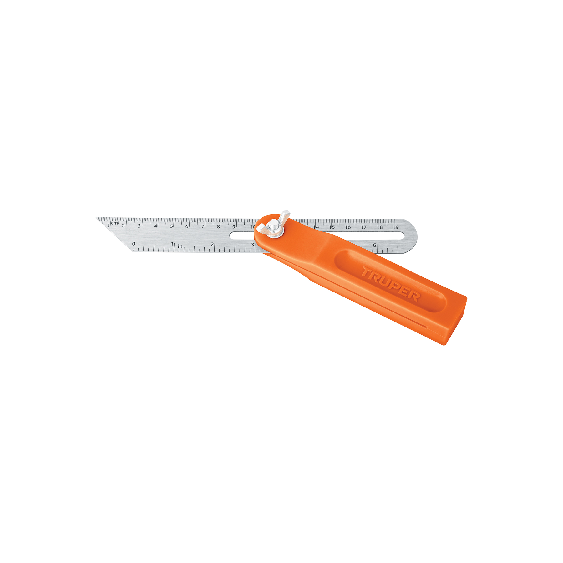 Escuadra falsa d/acero inoxidable 19cm / 6" con mango de ABS