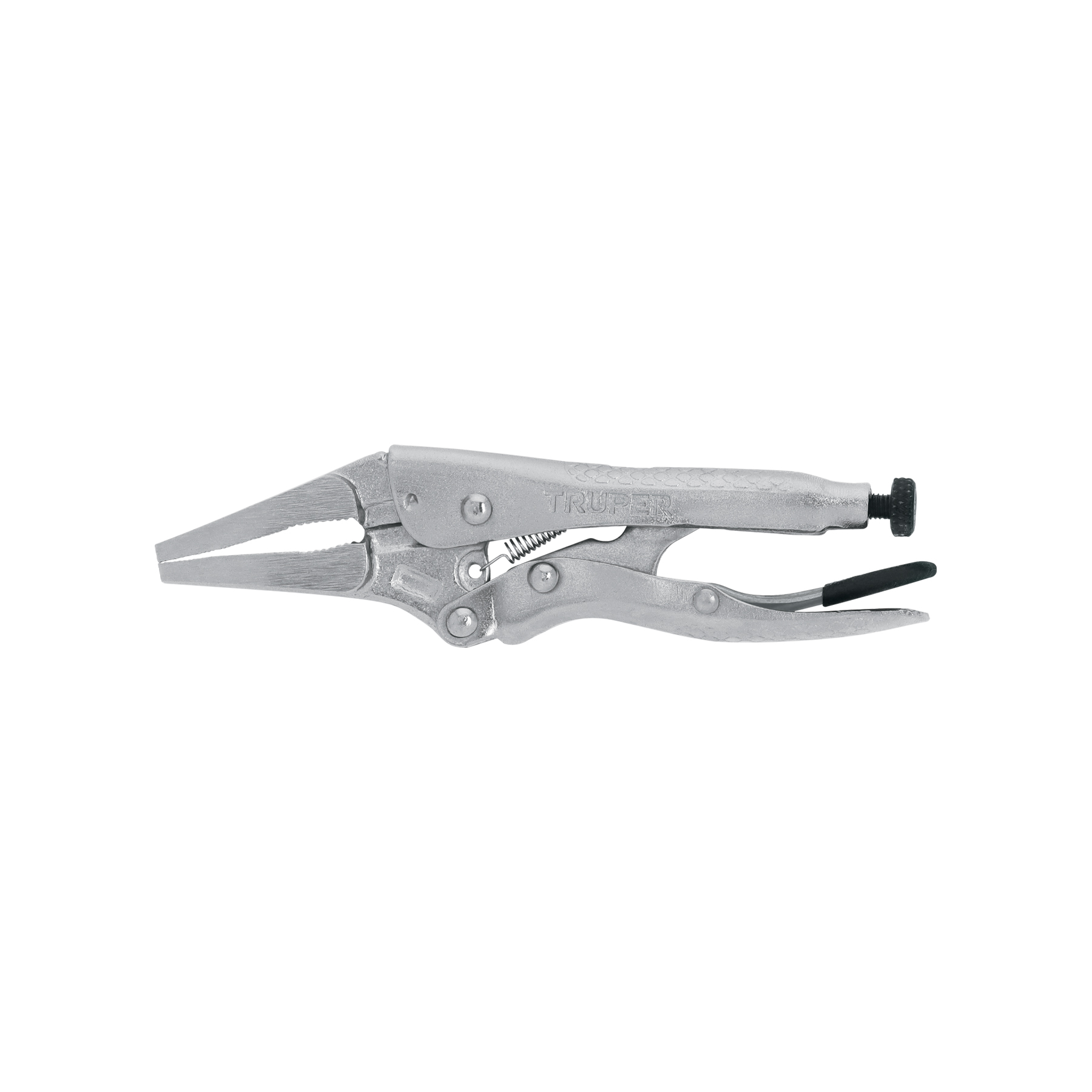 Pinza de presión 4", punta larga, TRUPER