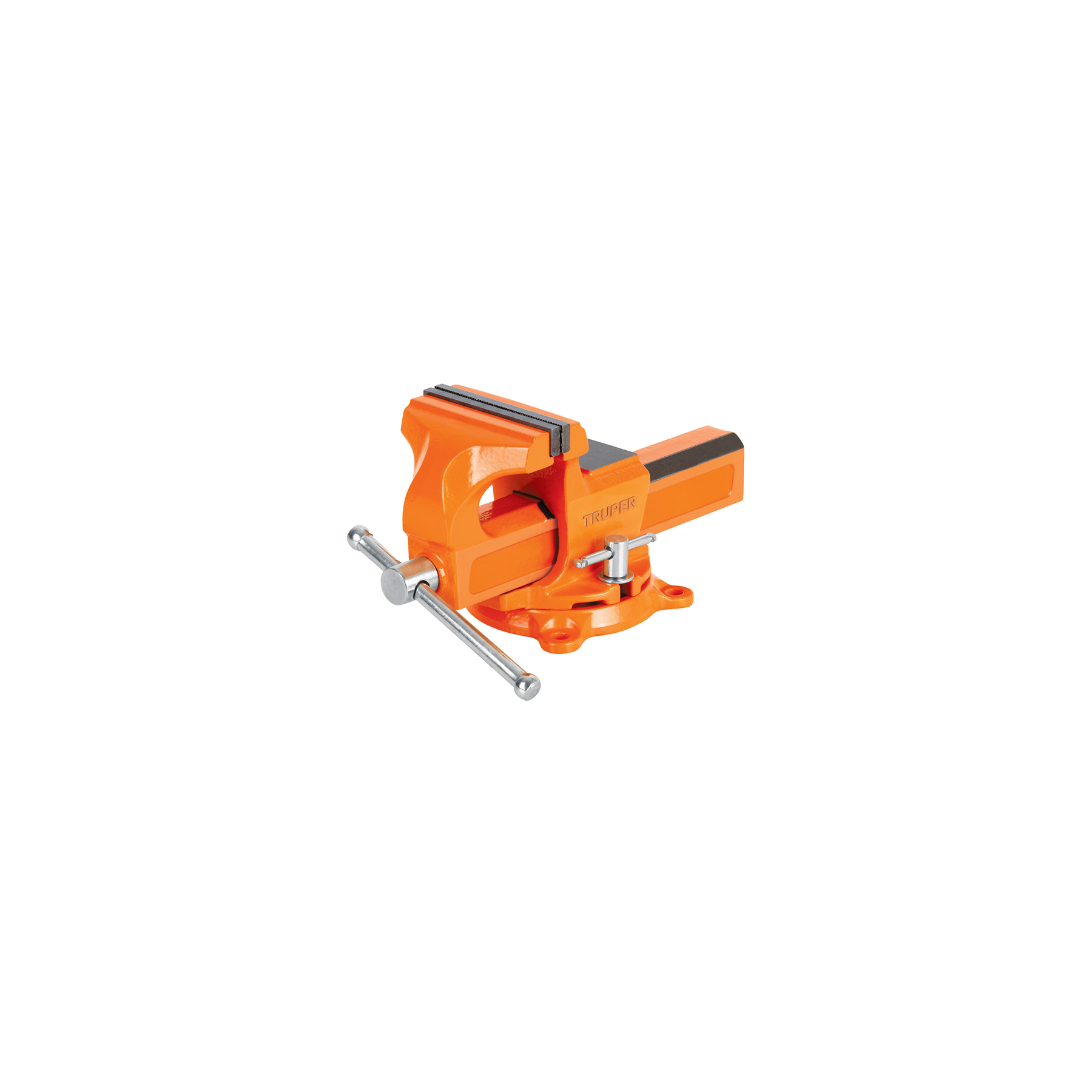 Tornillo de banco 4" tipo europeo de hierro nodular, TRUPER