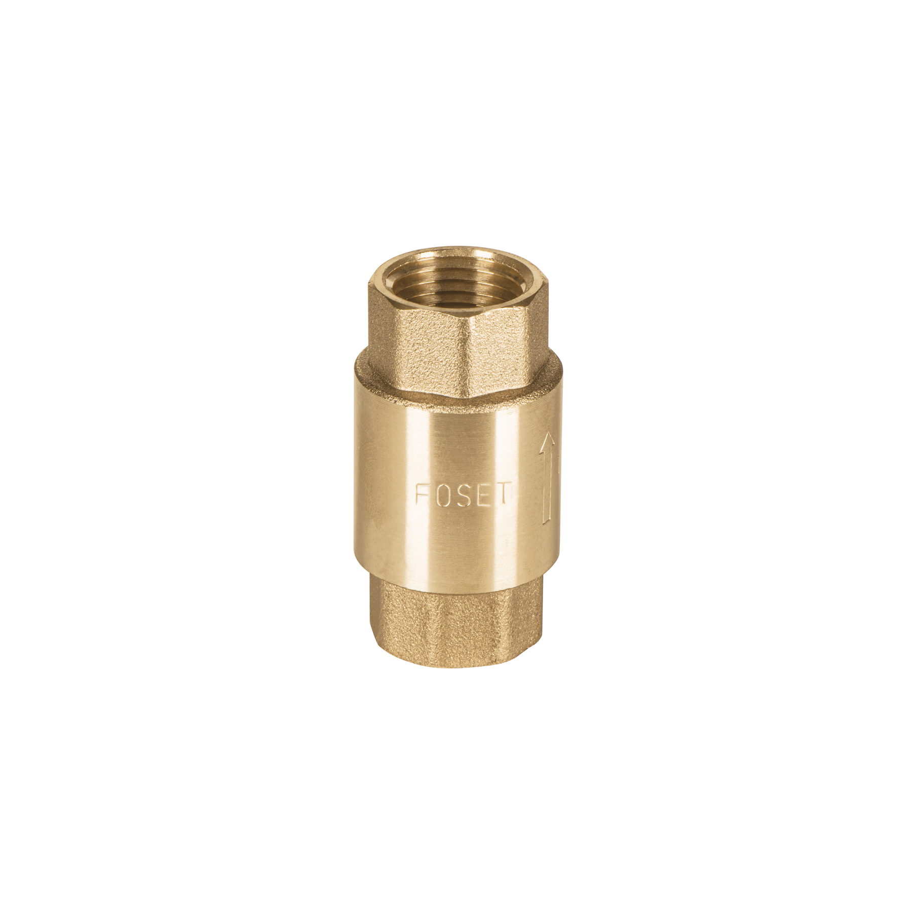 Válvula de retención de latón de 1/2", FOSET