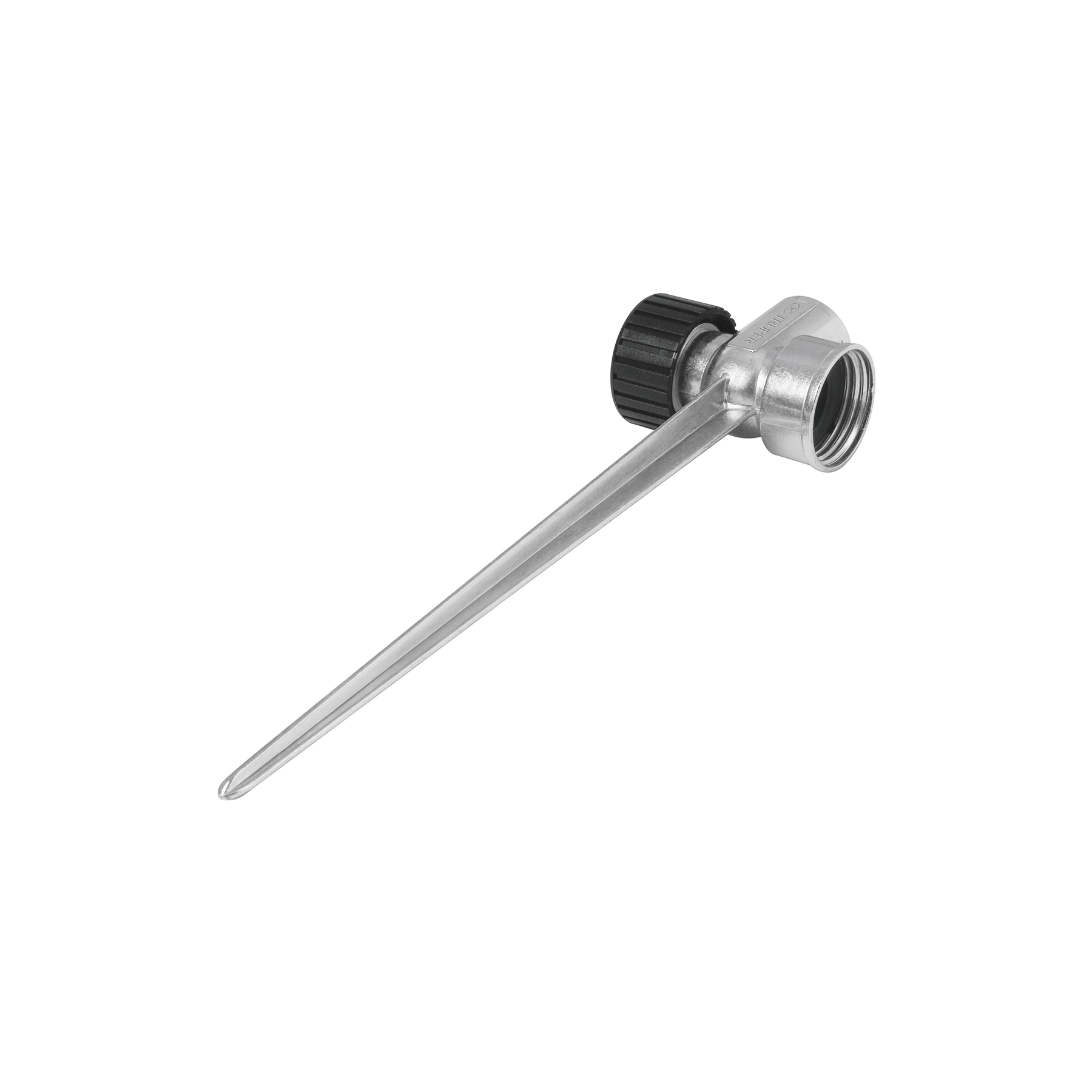 Estaca metálica universal 8" dos vías, para aspersor, TRUPER