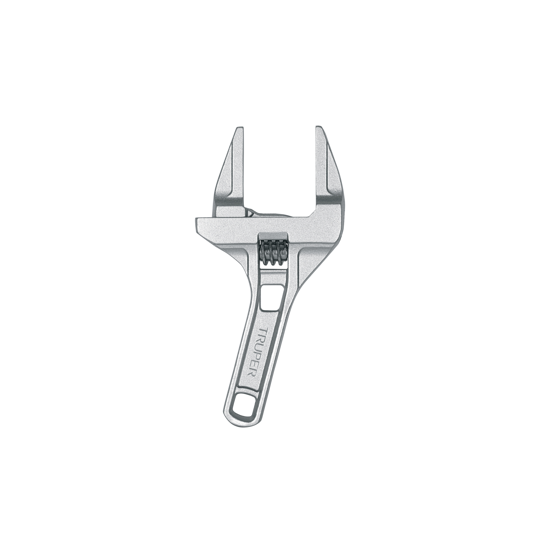 Llave ajustable 8" para plomero, apertura 3", TRUPER