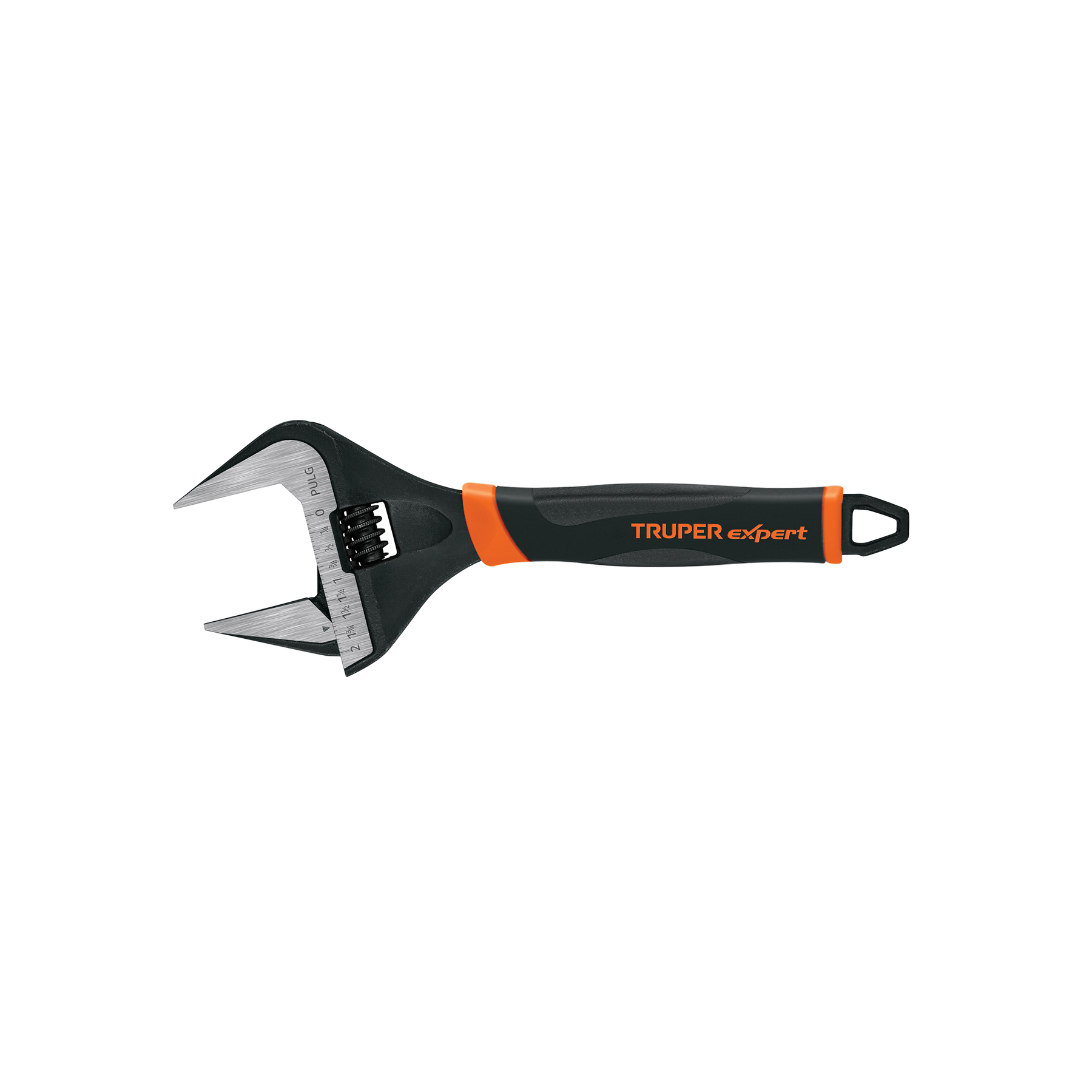 Llave ajustable (perico) 10" boca ancha Comfort Grip, EXPERT