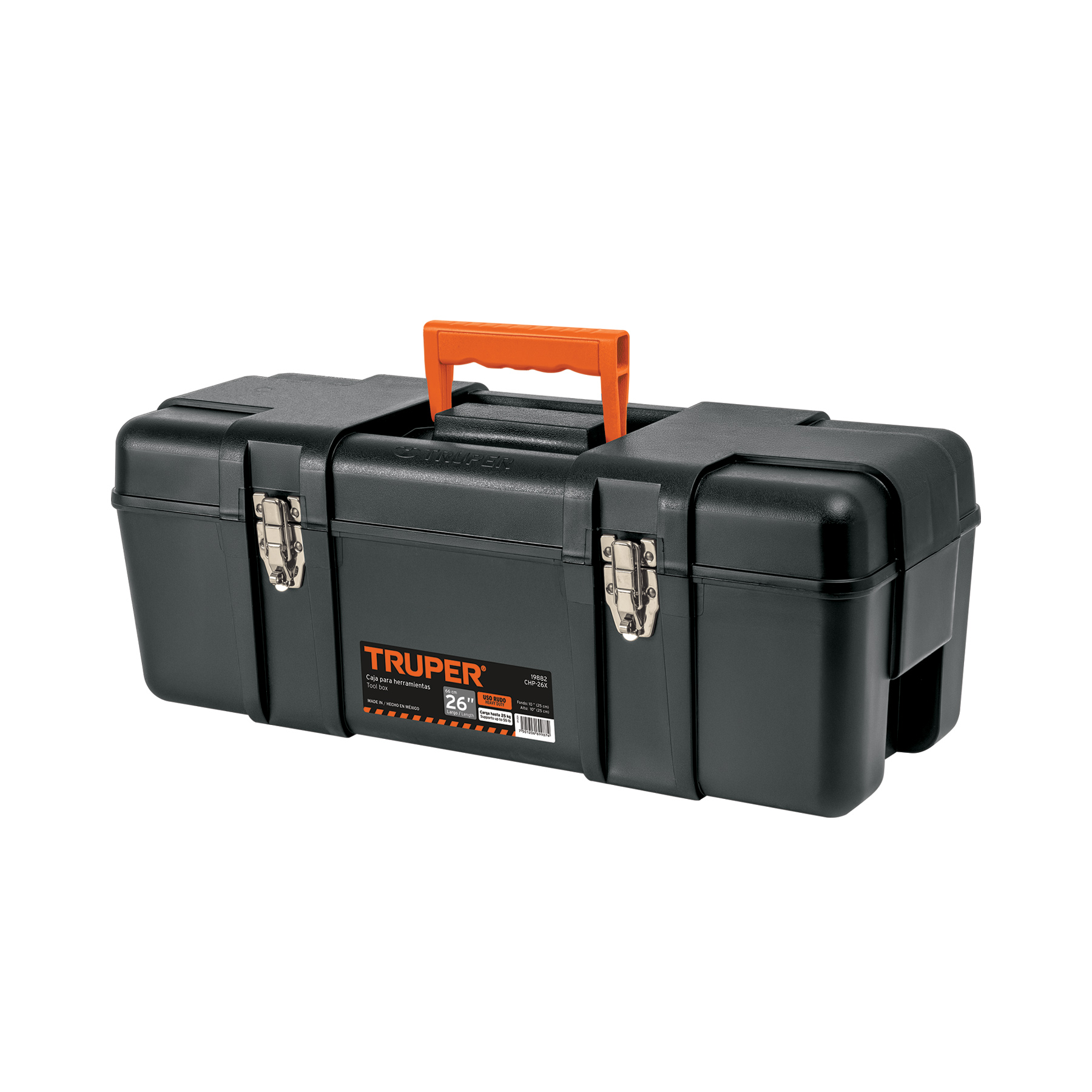 Caja para herramienta 26" industrial con broches metálicos