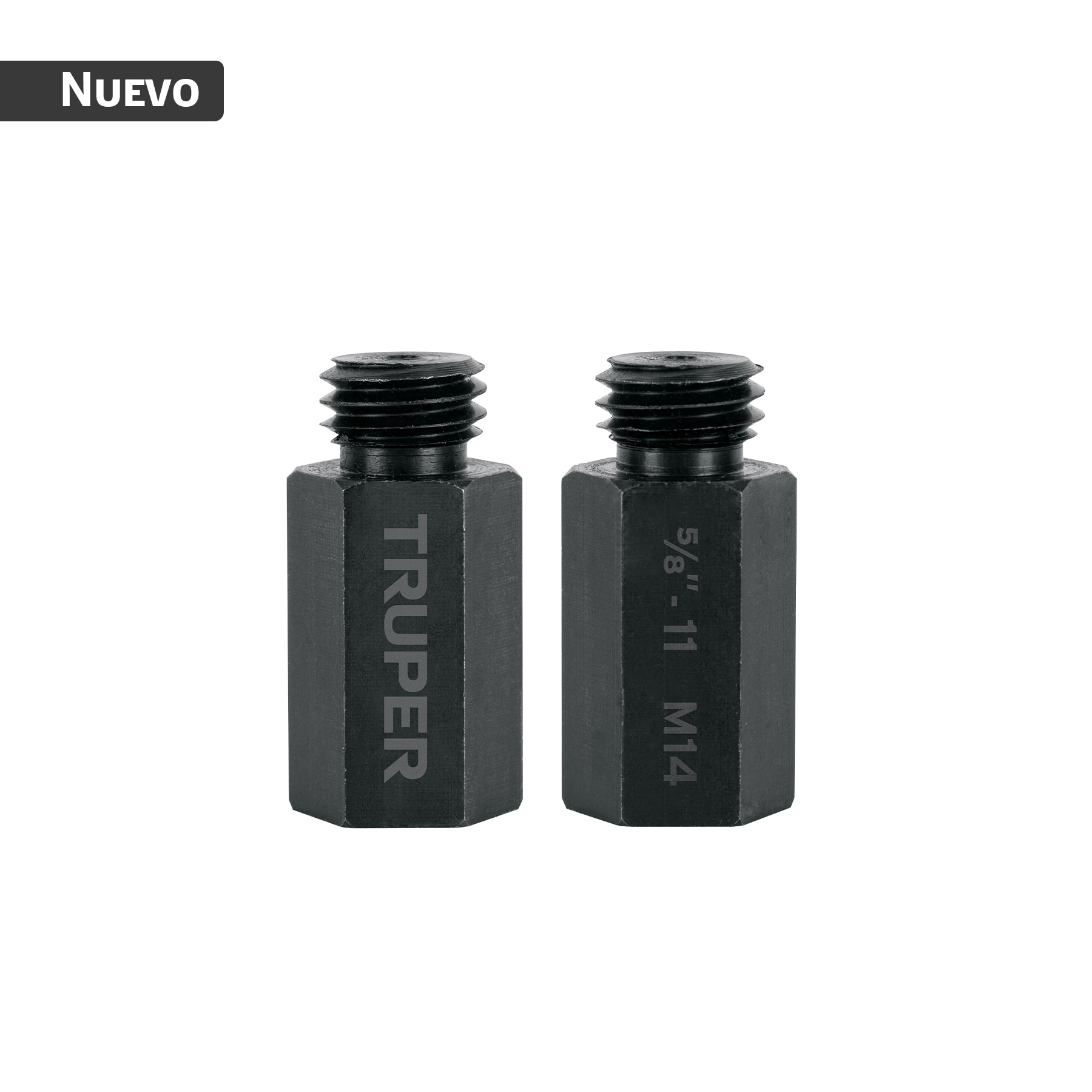 Juego 2 adaptadores para borlas doble cara, M14, TRUPER