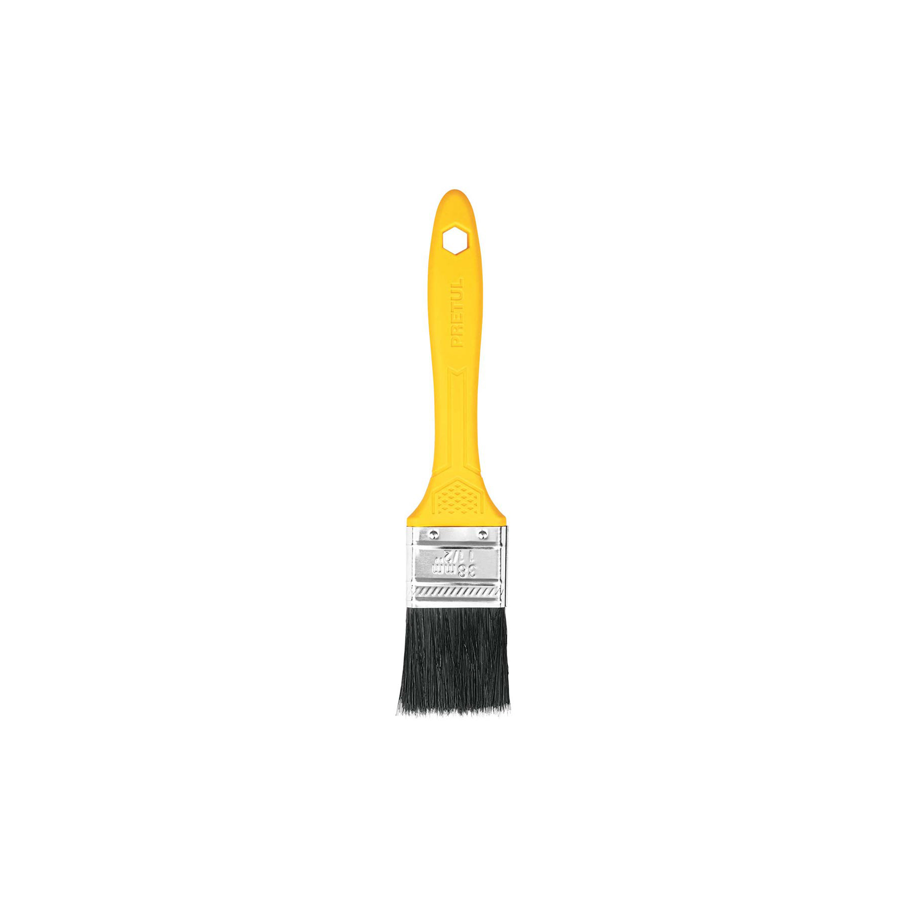 Brocha uso general de 1-1/2" con mango de plástico, PRETUL