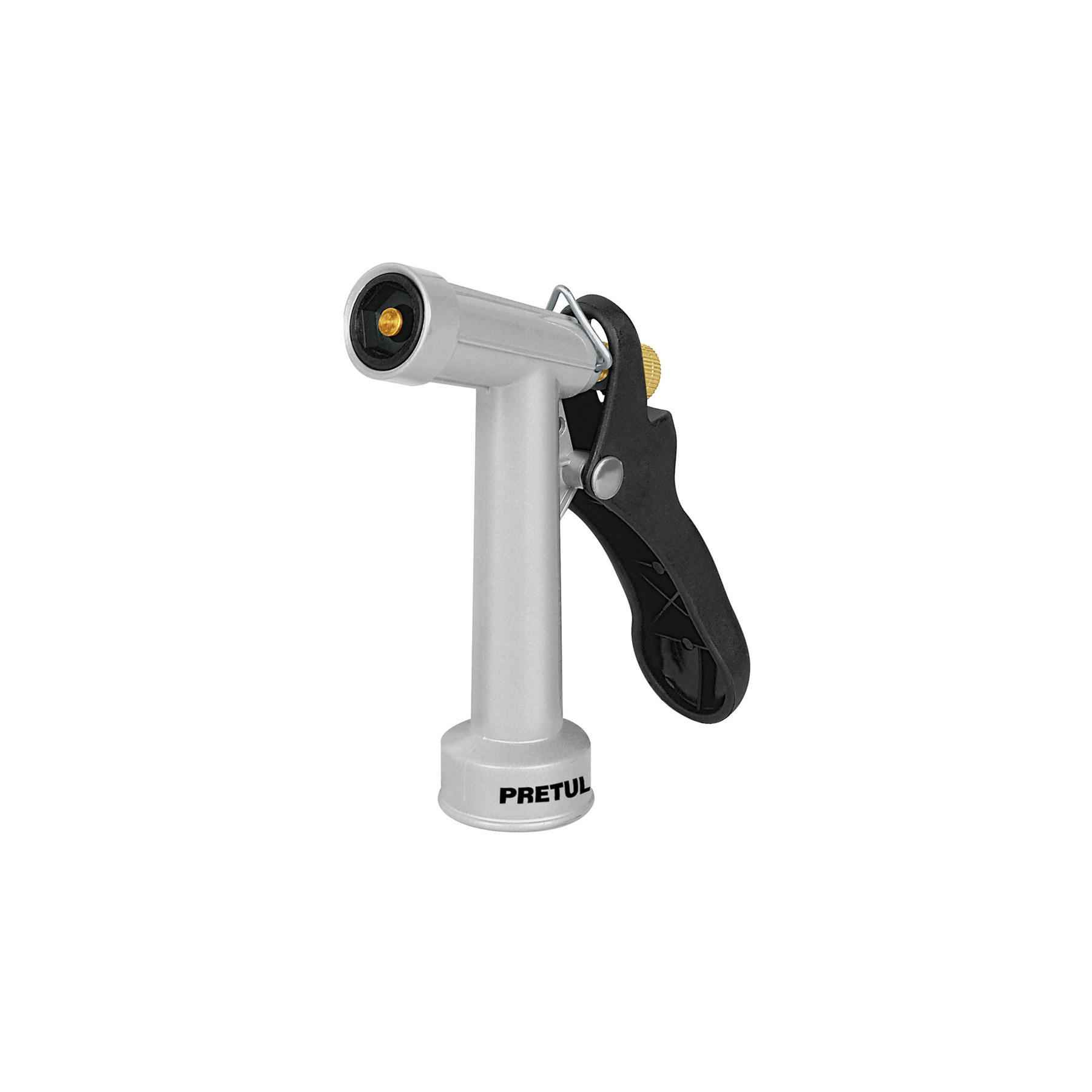 Pistola metálica para riego de 4", 2 funciones, PRETUL