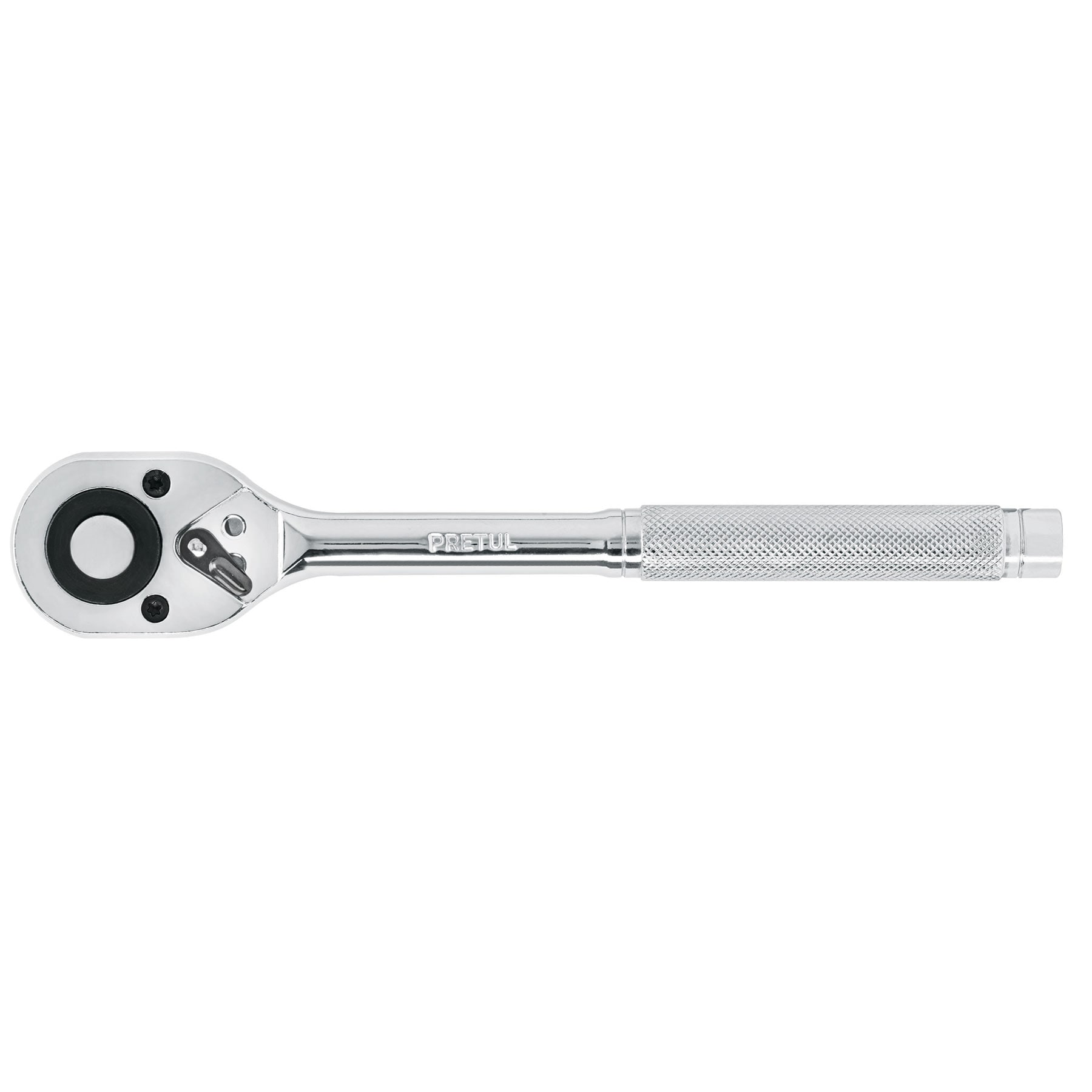 Matraca cuadro 1/2" cabeza de pera liberación rápida, PRETUL
