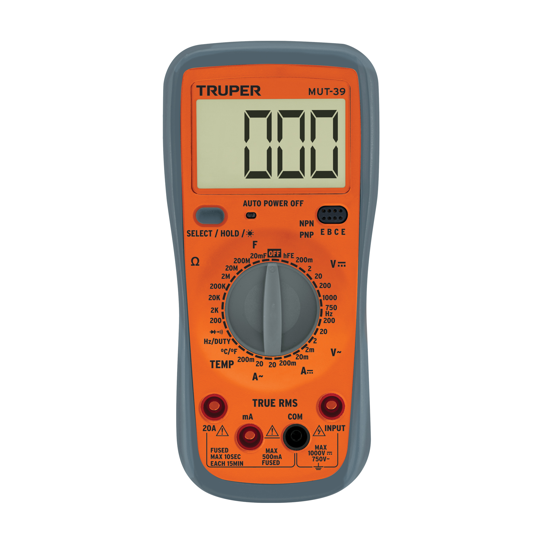 PROBADOR 10402 D/CORRIENTE TESTER PROF MUT-39 TRUPER