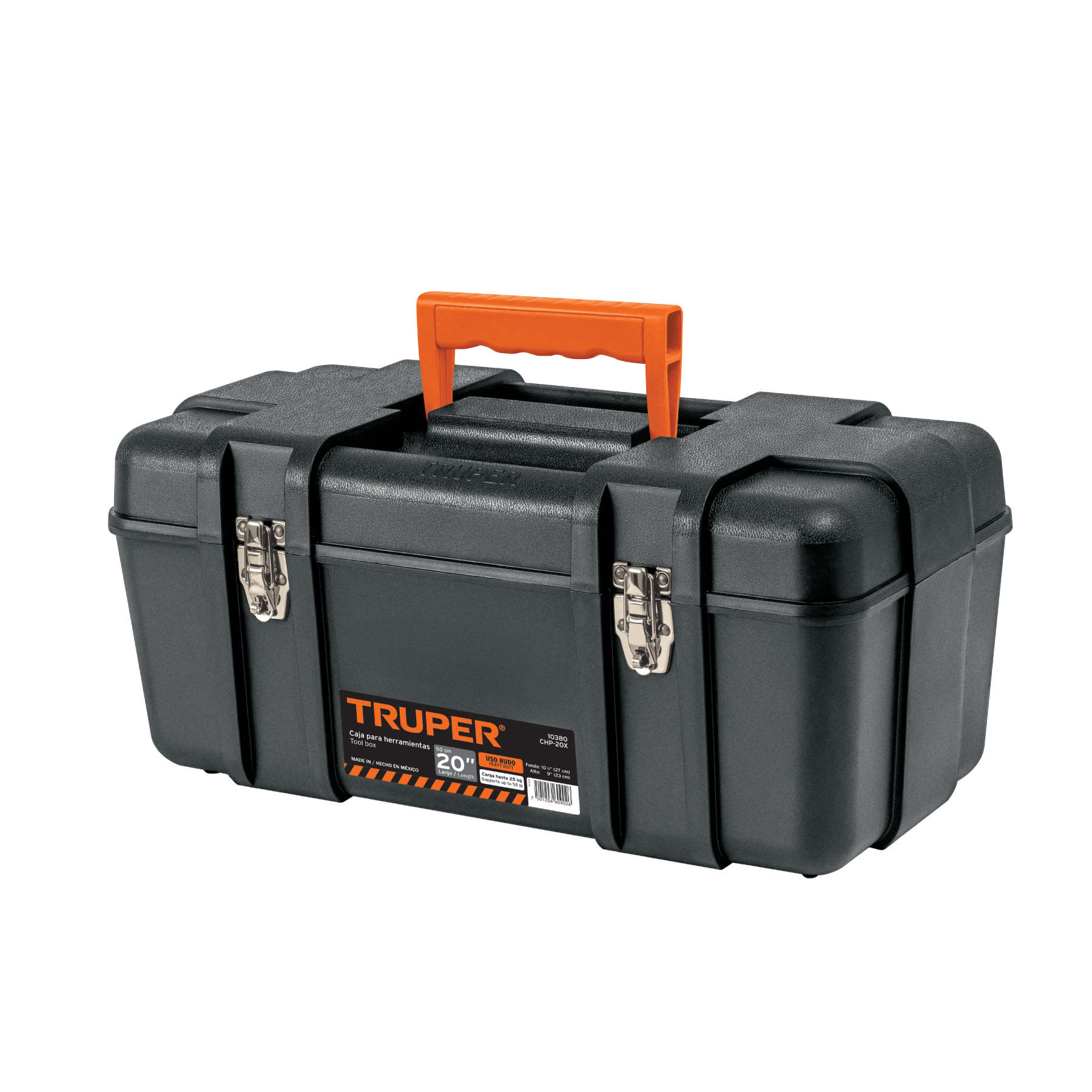 CAJA PLT HERR IND 20" NEGRA C/METAL- CHP-20X TRUPER 10380