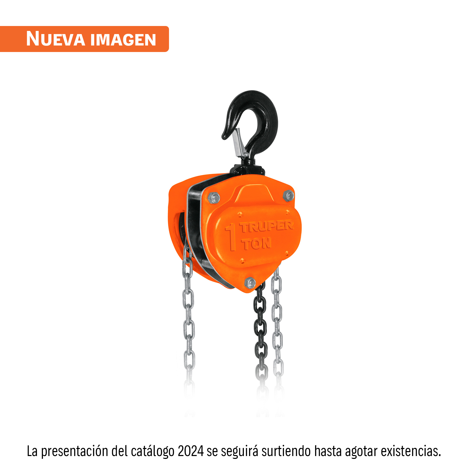 TECLE 1 TON C/CADENA MANUAL POL-1 TRUPER 16824