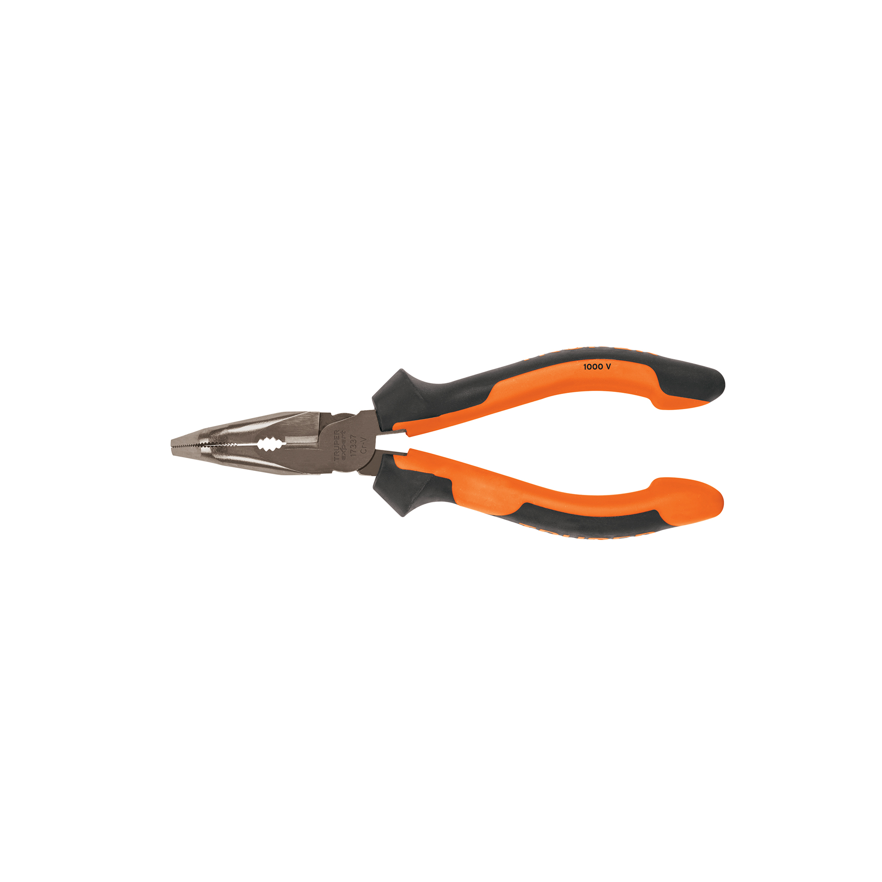 Pinza punta curva 6" mango Comfort Grip, TRUPER EXPERT