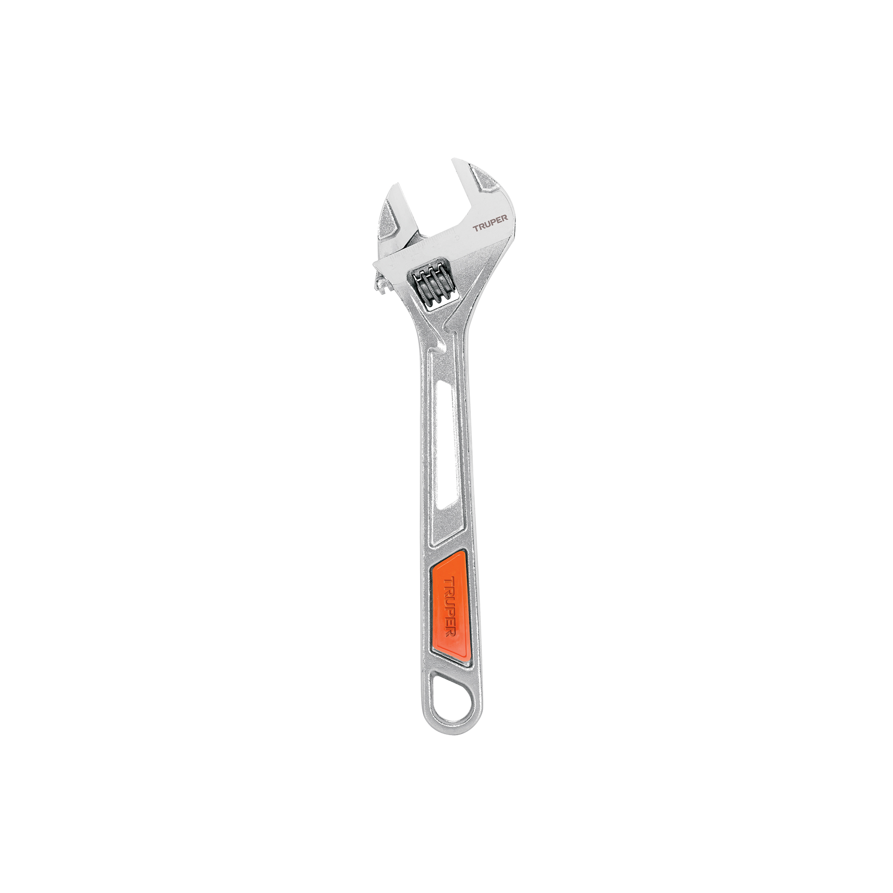Llave ajustable (perico) 10" cromada, TRUPER