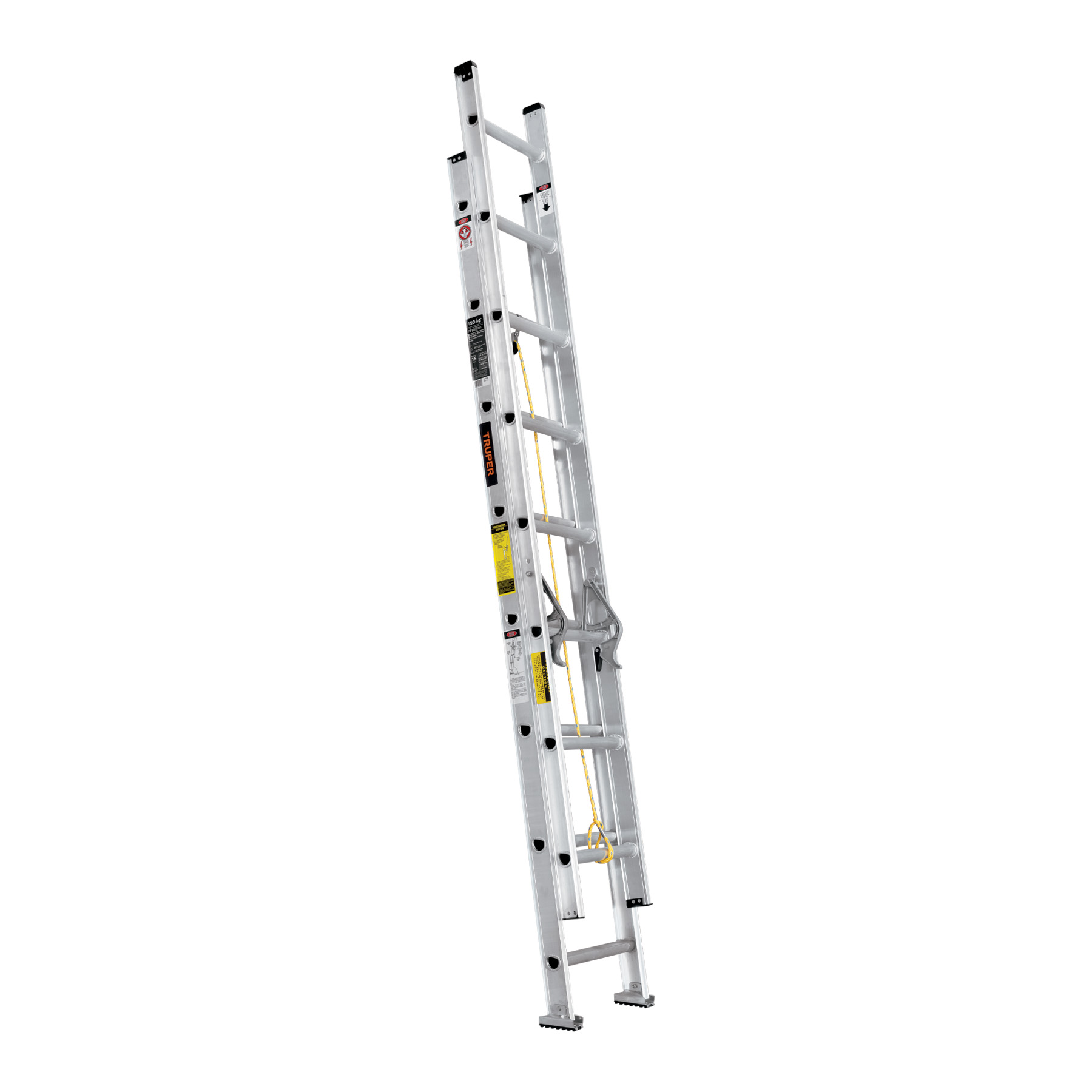 Escalera de extensión, tipo III, 16 peldaños, TRUPER