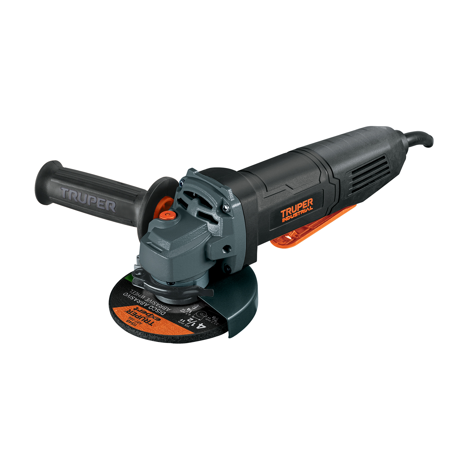 Esmeriladora 4-1/2", 850 W, int. paleta, TRUPER INDUSTRIAL