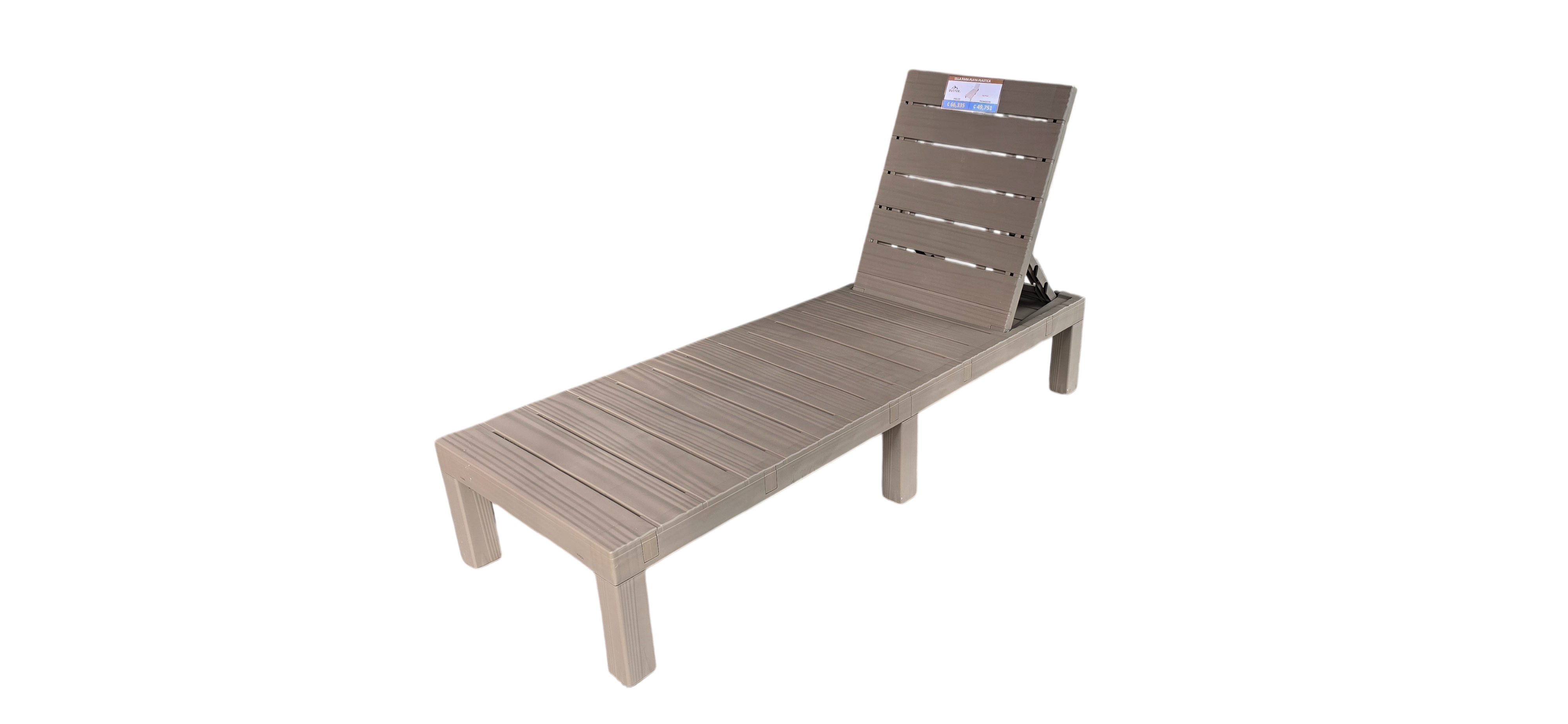 CAMA PARA TOMAR EL SOL PLASTICO SOL-PL14