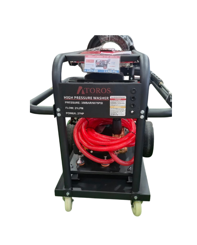 HIDROLAVORA GASOLINA  ARRAN-ELECT 27HP  5000PSI USO INDUST ATOROS