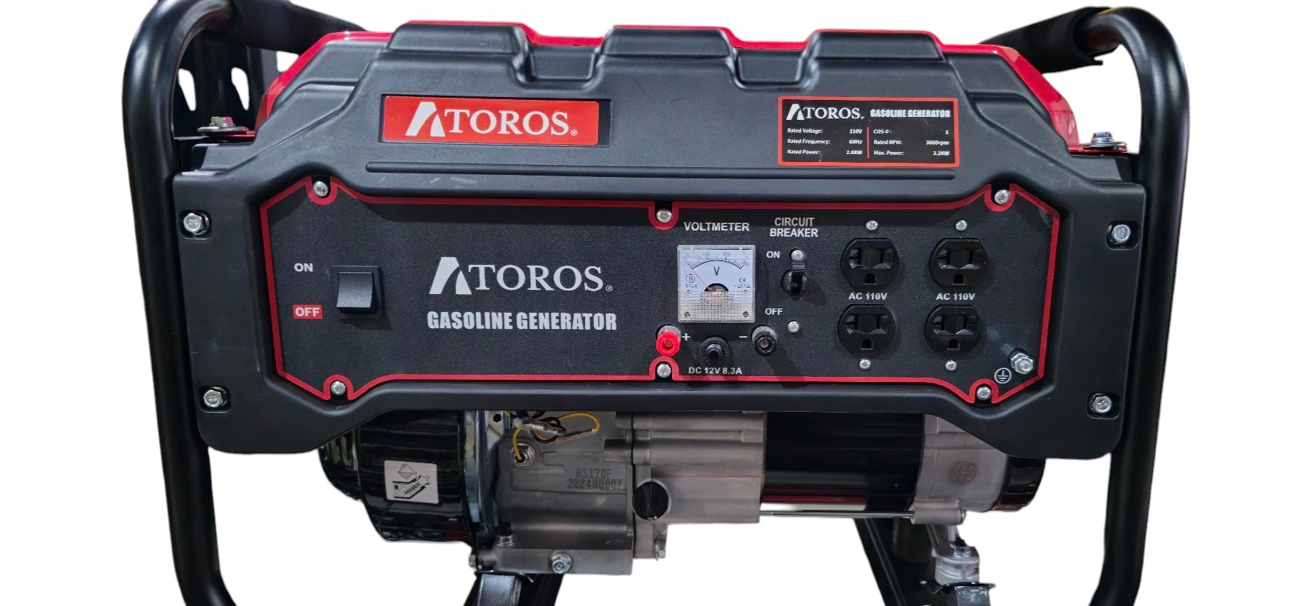 GENERADOR 3200 WATTS GASOLINA  ATOROS GN300020