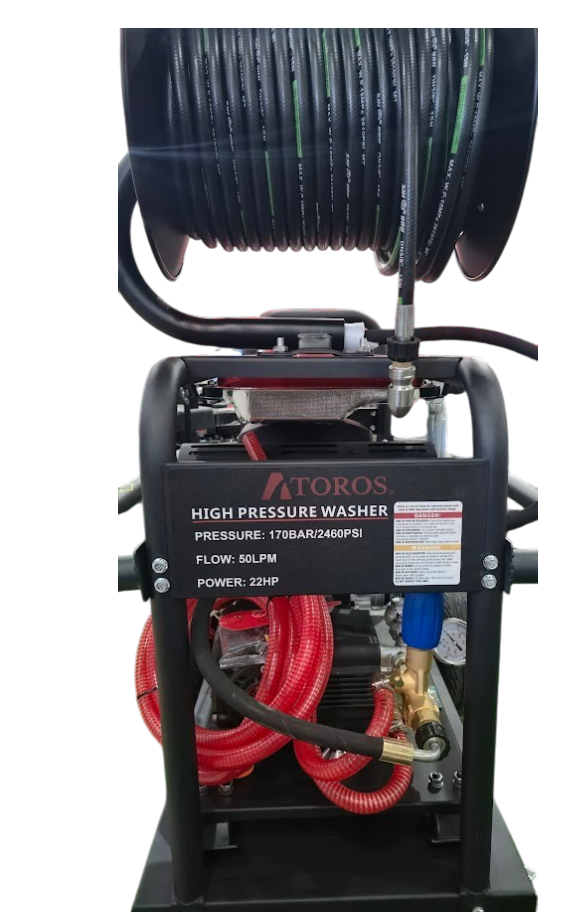 HIDROLAVORA GASOLINA  ARRAN-ELECT 22HP  50LPM USO INDUST ATOROS