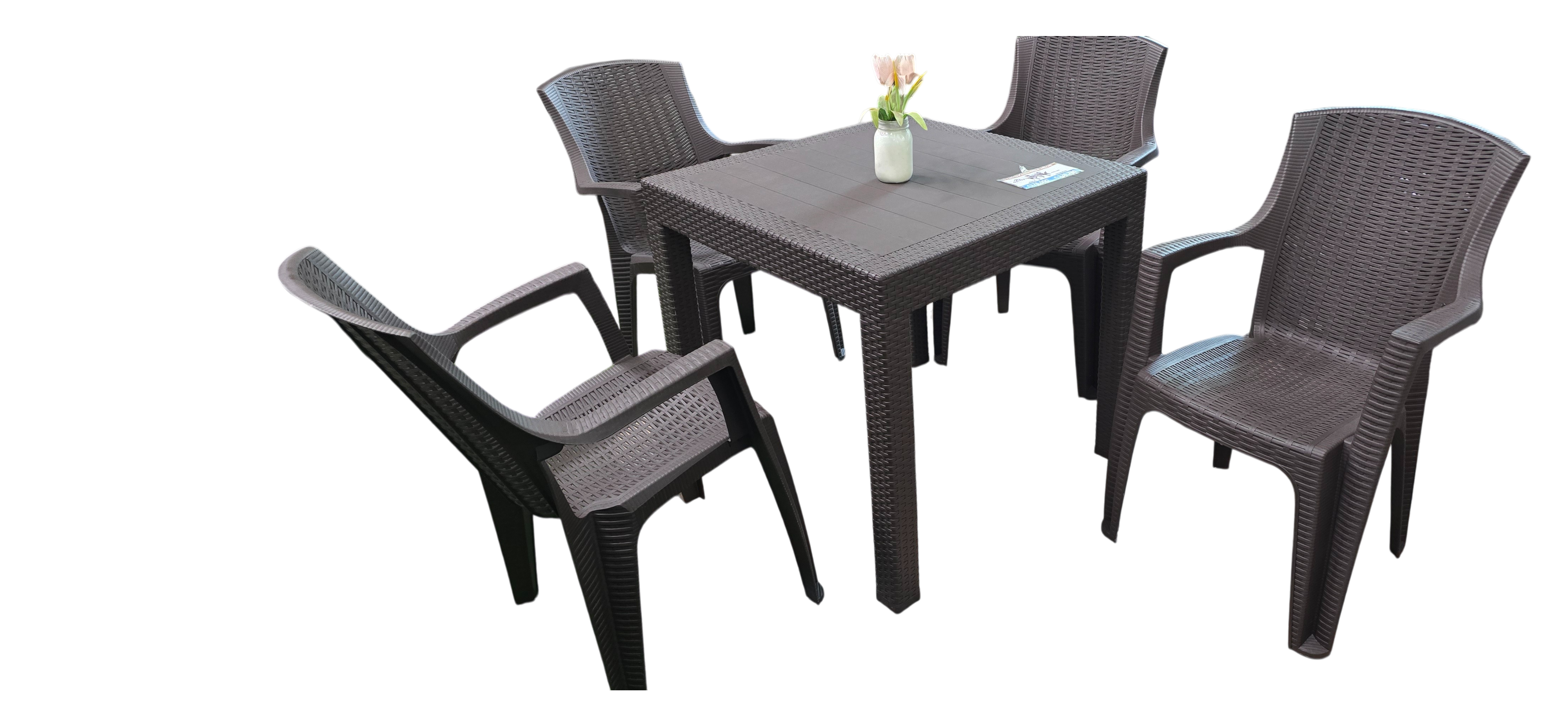 JUEGO DE COMEDOR PLASTICO COM-PLAS42