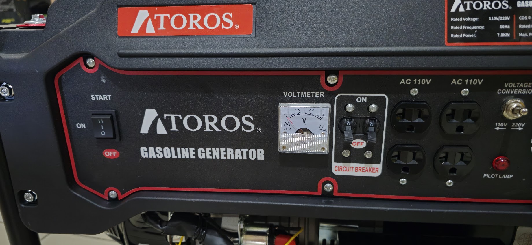 GENERADOR 6000 WATTS GASOLINA  ATOROS GN600020