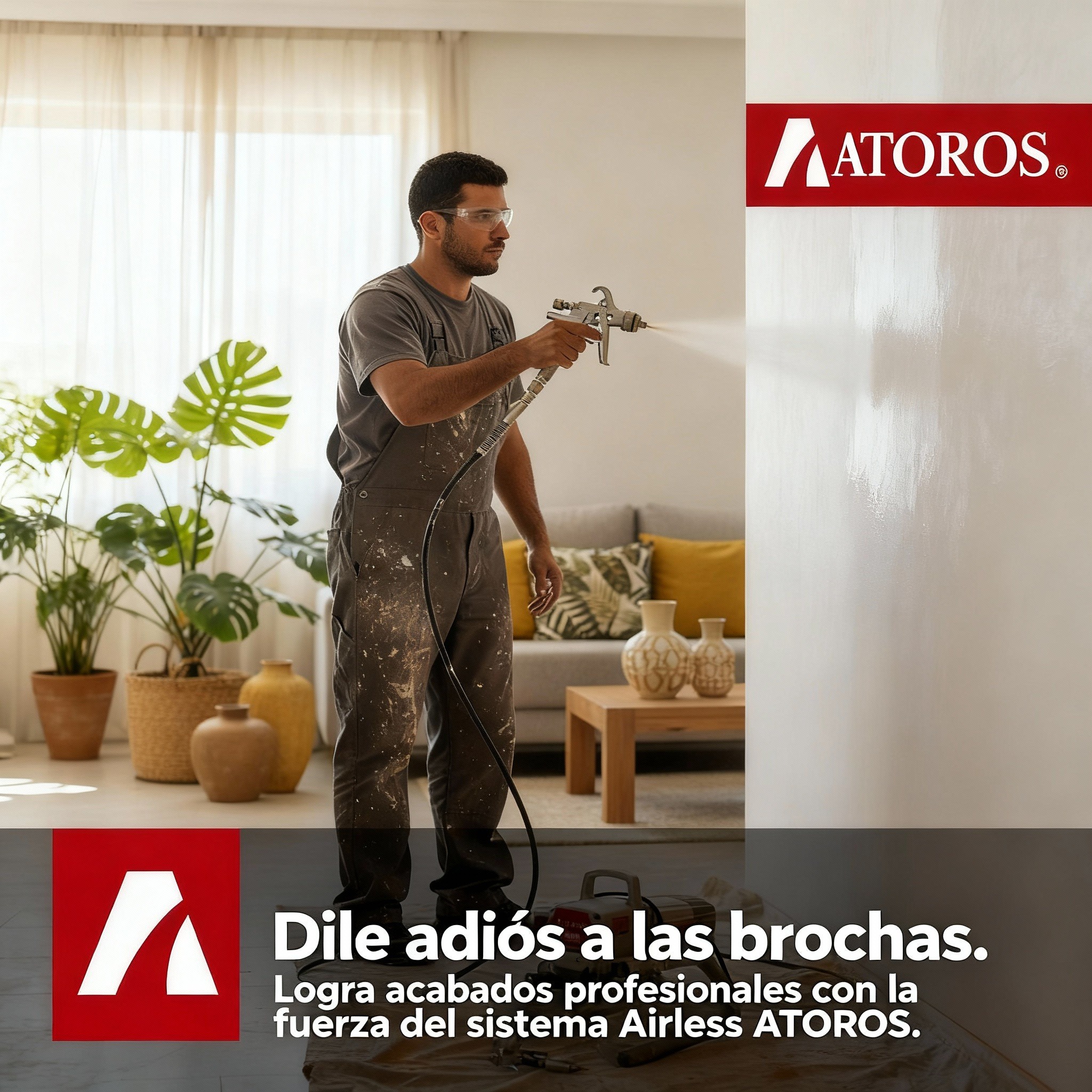 MAQUINA AIRLESS 1000W ATOROS SPT440