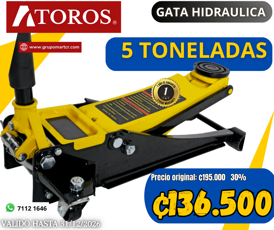 GATA HIDRAULICA CARRETILLA 5 TONELADAS GH50012